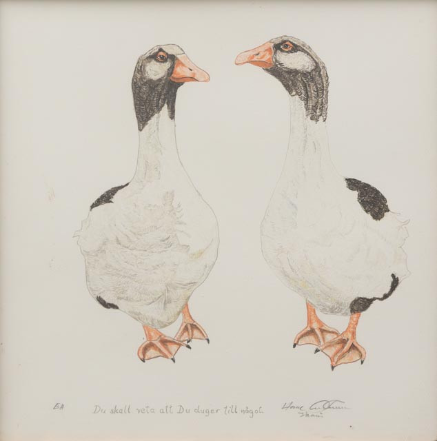 HASSE ANDERSSON (1926-2003). Betitlad, litografi nr EA, signerad.