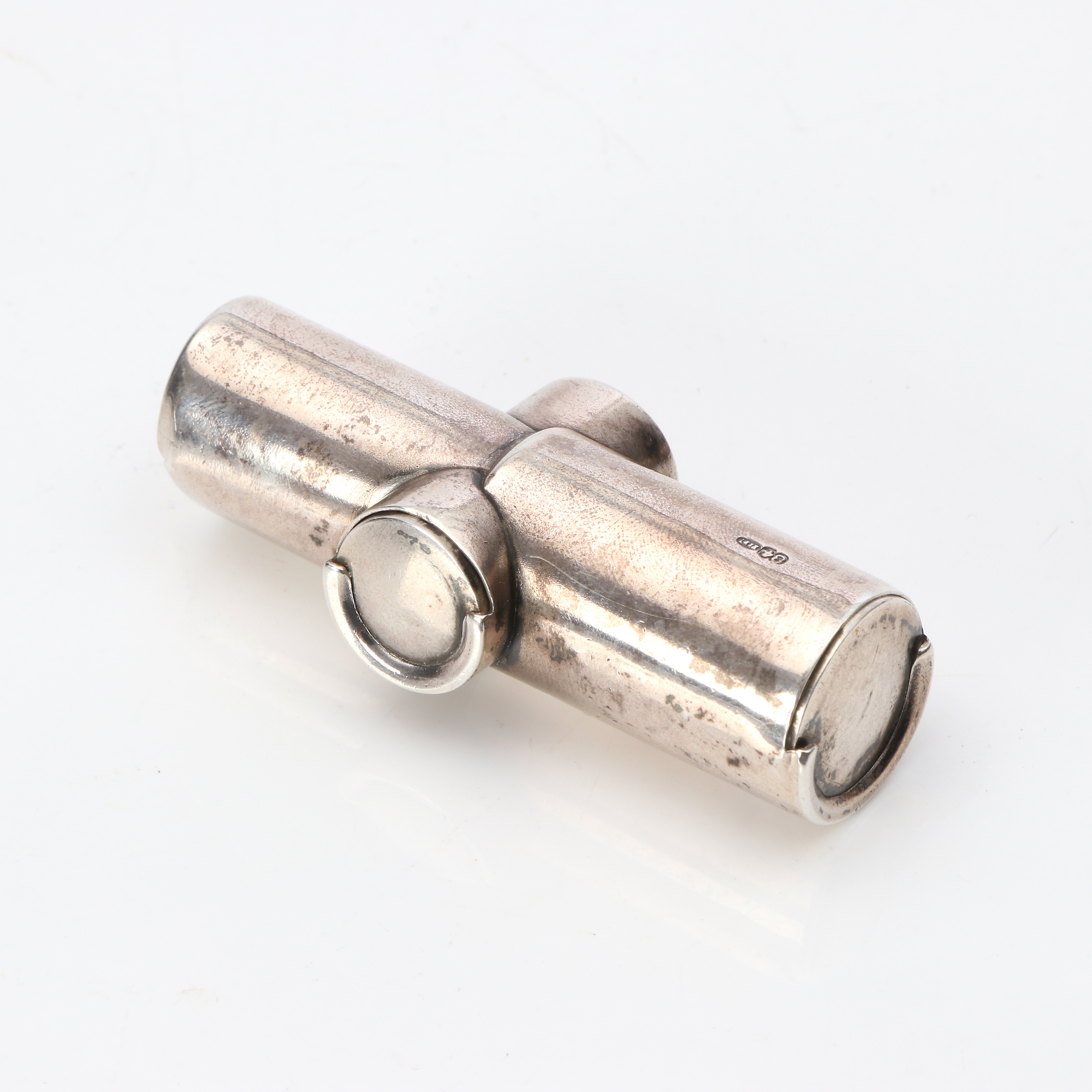 MYNTHÅLLARE. Silver. Ryssland. Total vikt ca 50 gram.