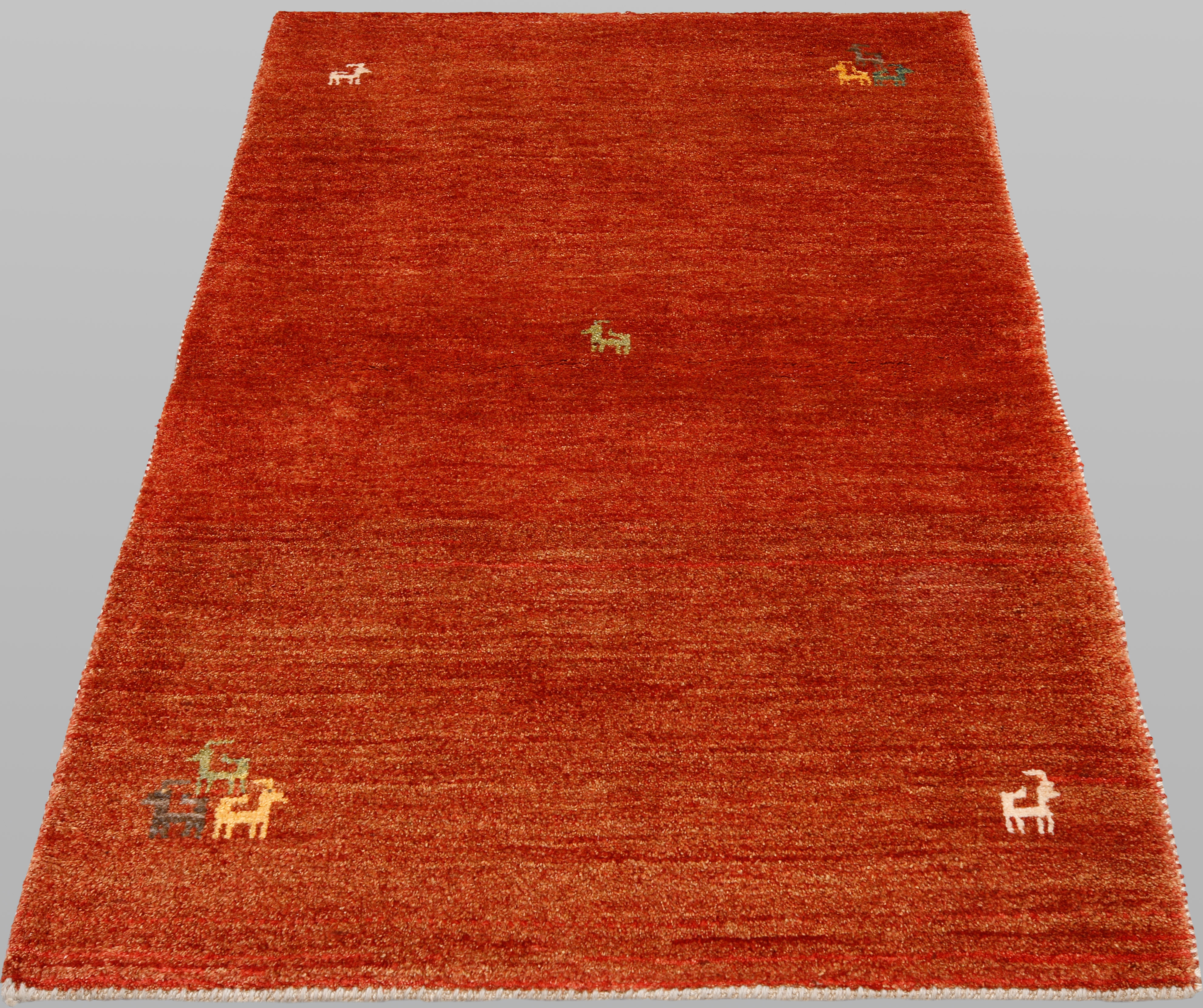 MATTA, Figural Gabbeh ett Par, 132*89cm & 123*86cm.