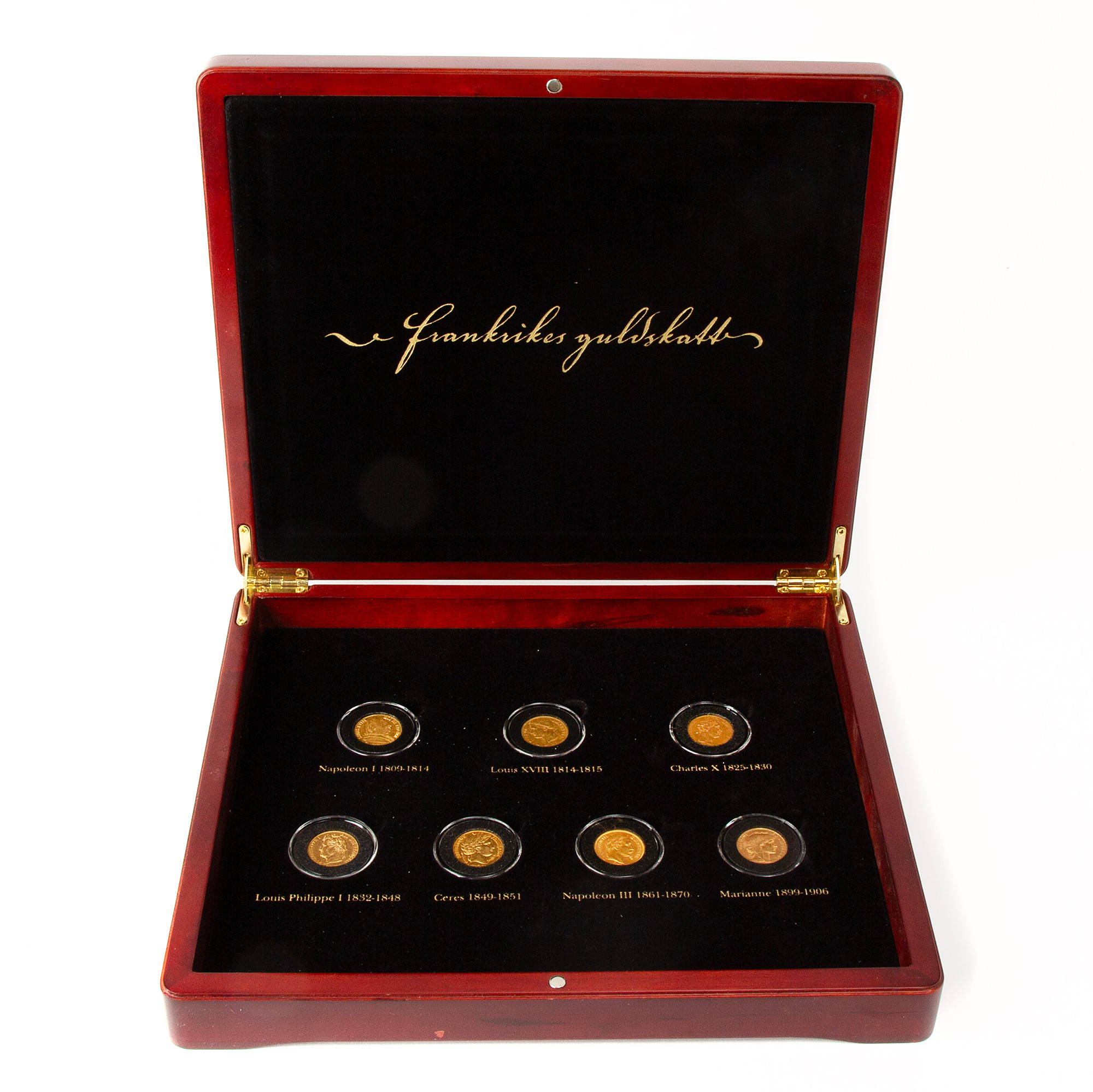 MYNT, 7 st, 21,6K guld, "Frankrikes guldskatt".