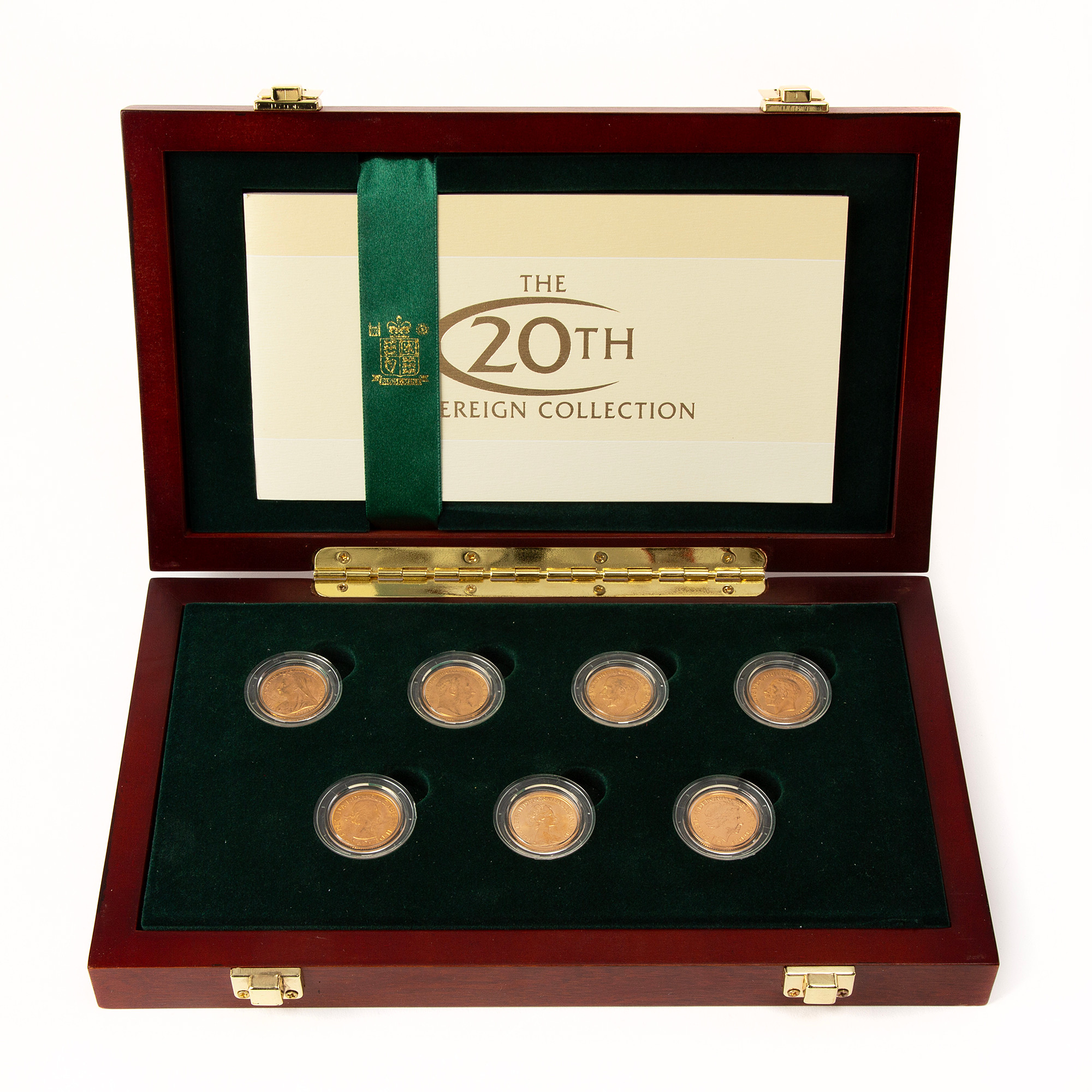 MYNT, 7 st, 22 K guld, "The 20th Sovereign Collection" No 0187.