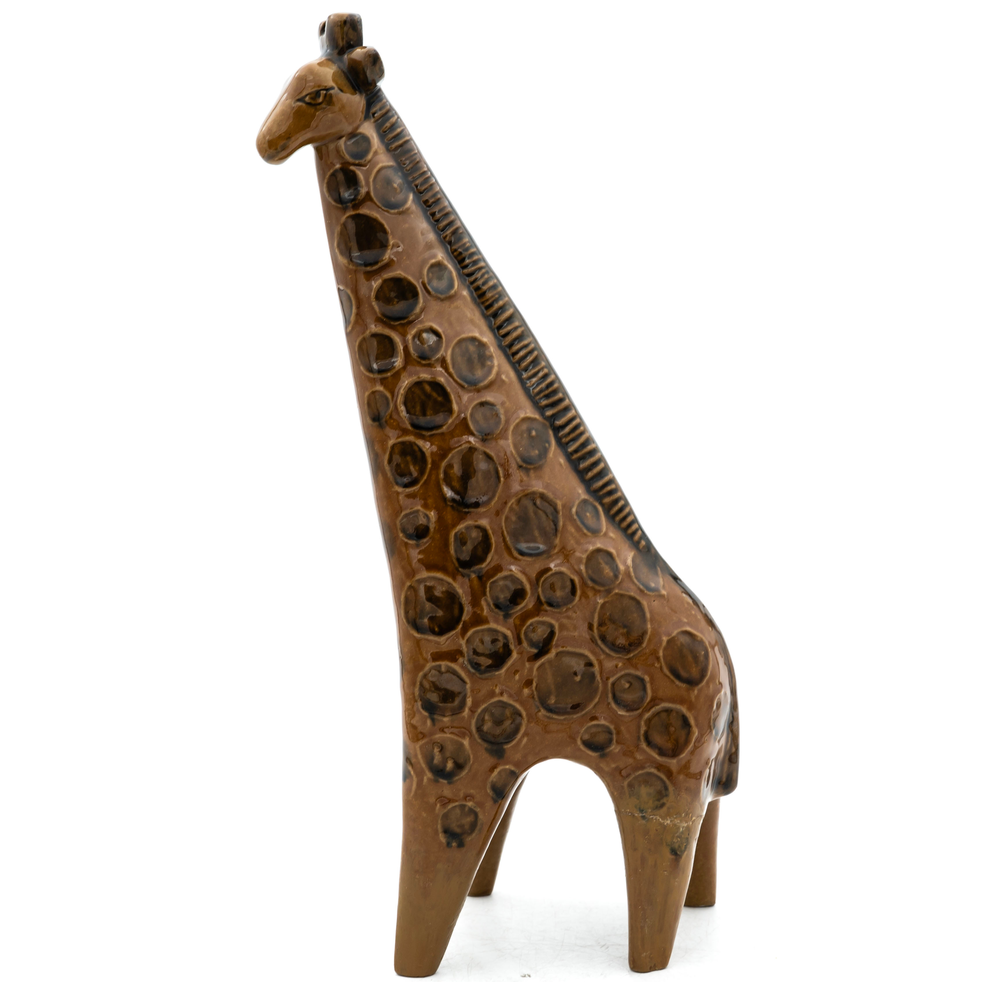 LISA LARSON. Figurin, Giraff ur serien Stora Zoo, Gustavsberg, 1958-77.