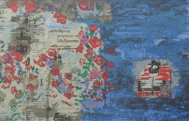 GUN-BRITT LAWURN (FÖDD 1939. "Lilla blomman", litografi nr 346/350, SIGNERAD.