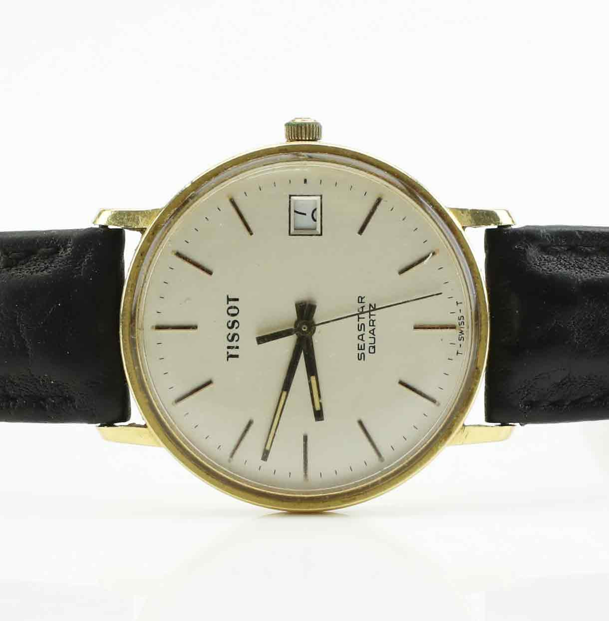 ARMBANDSUR, Tissot Seastar, Guld 18K.