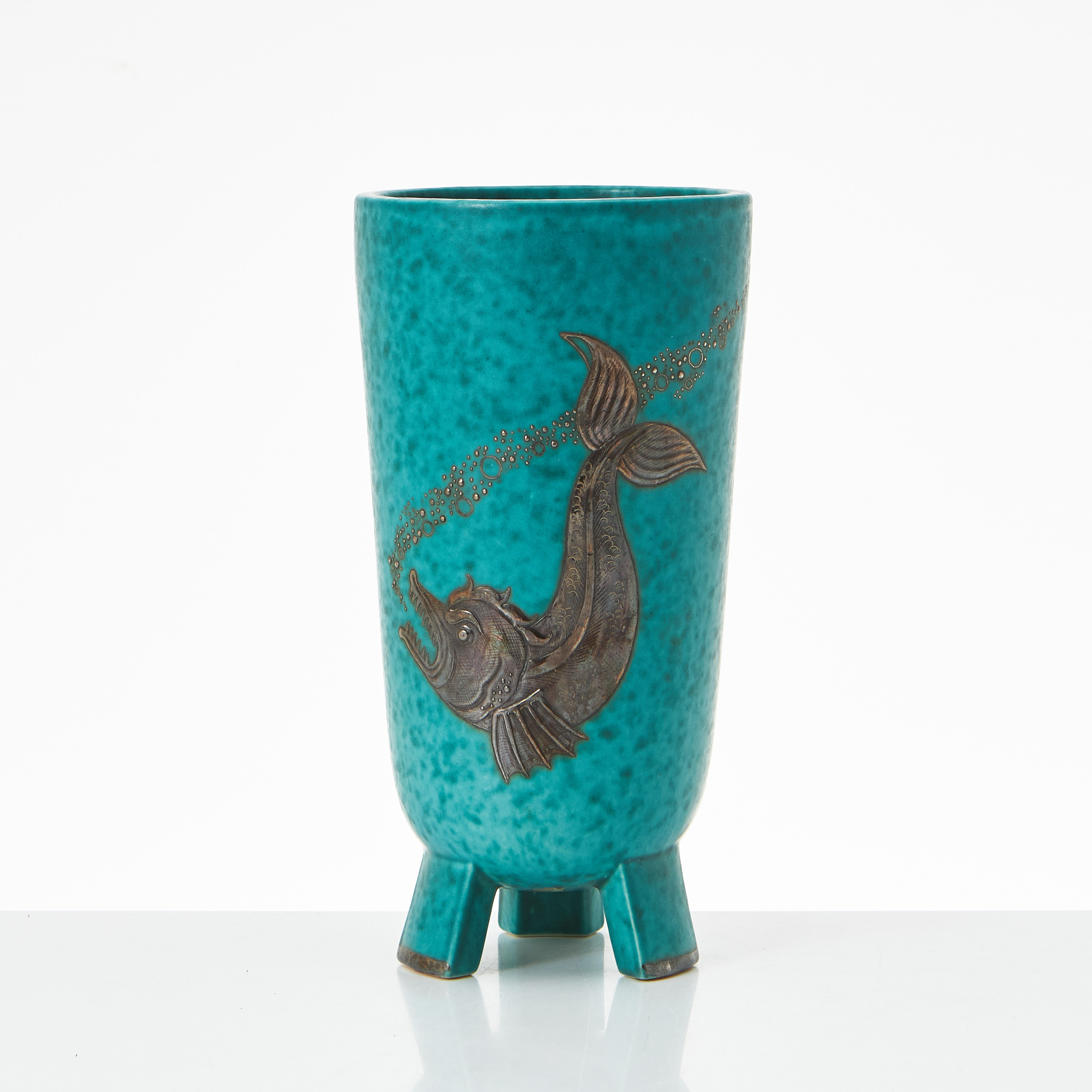 WILHELM KÅGE. (Sverige, 1889–1960). Vas, "Argenta", stengods, 1950/60-tal, Gustavsbergs Studio.