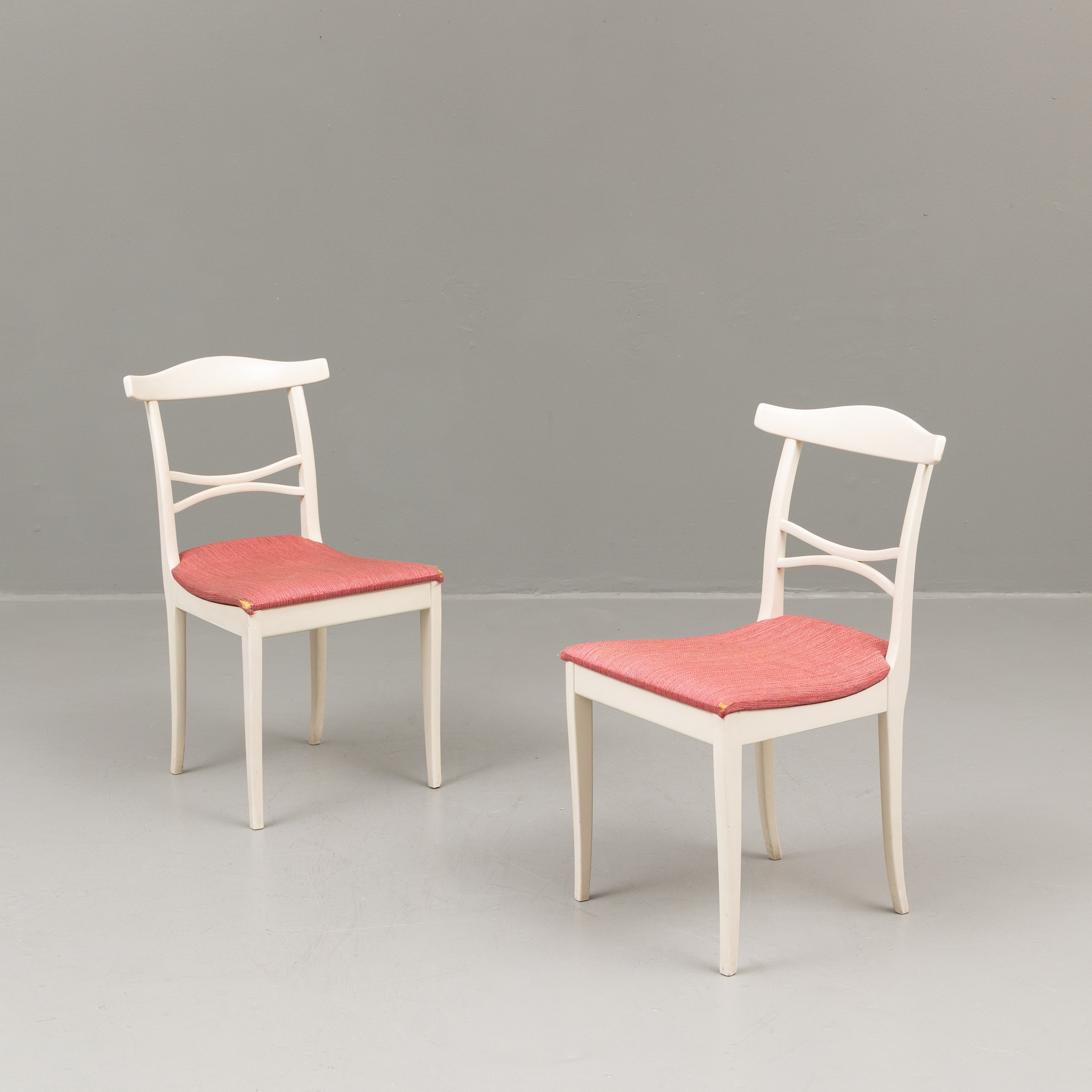 CARL MALMSTEN. Stolar, ett par, Birgitta, Bodafors.