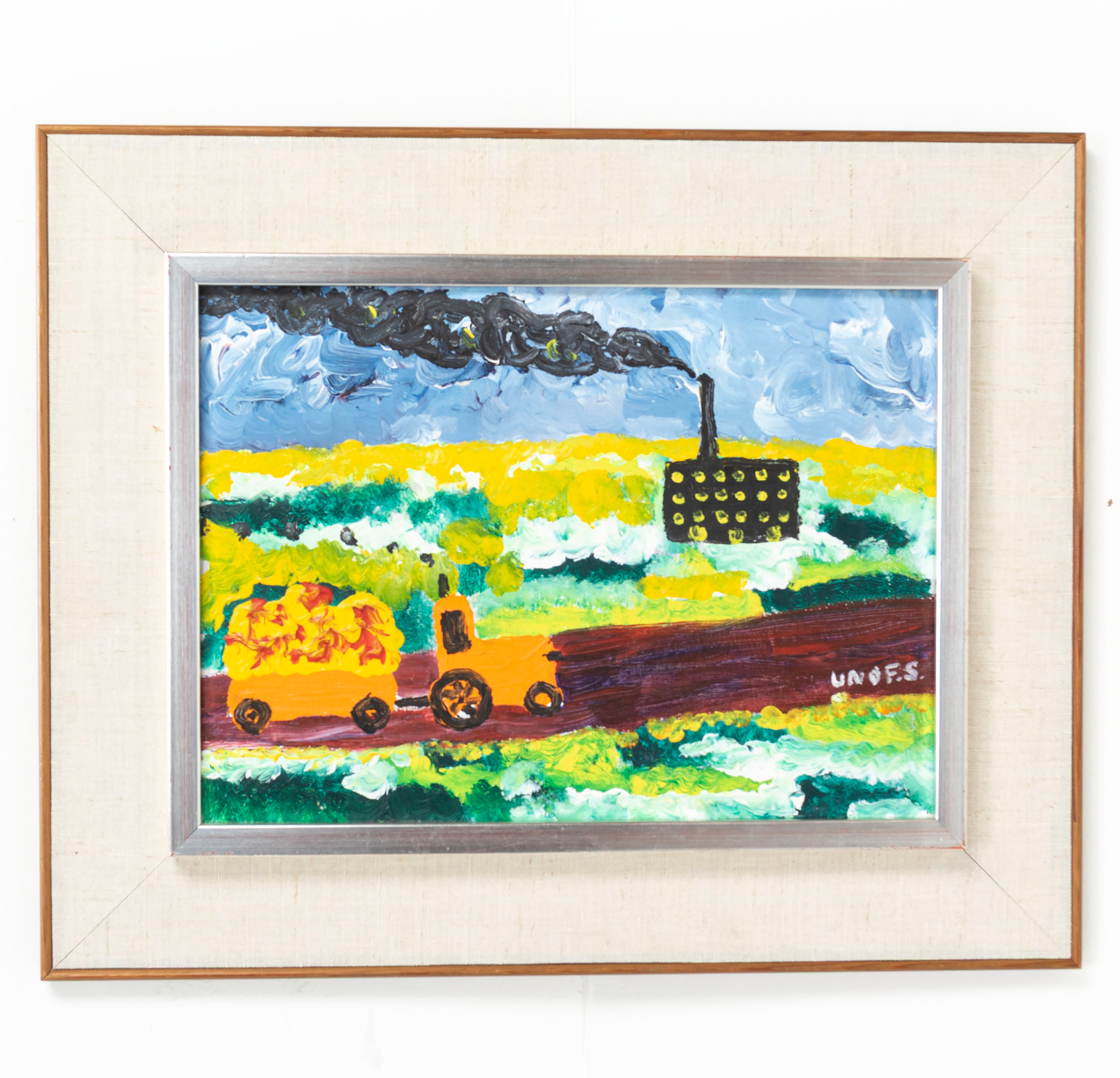 UNO F SVENSSON. Olja på duk, signerad.