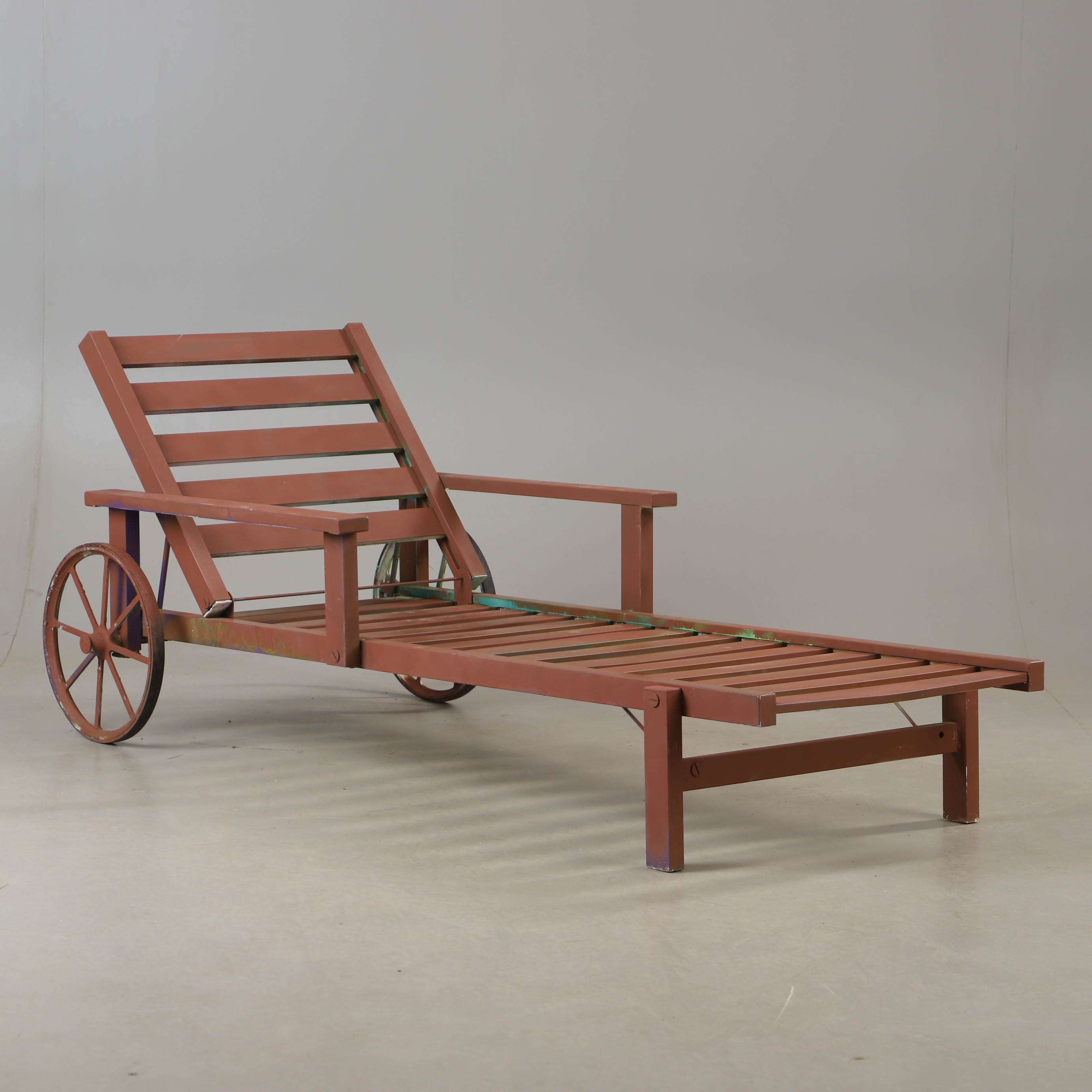 ELSA STACKELBERG. Solsämg, "Liggvagn 31", aluminium, Fri Form.