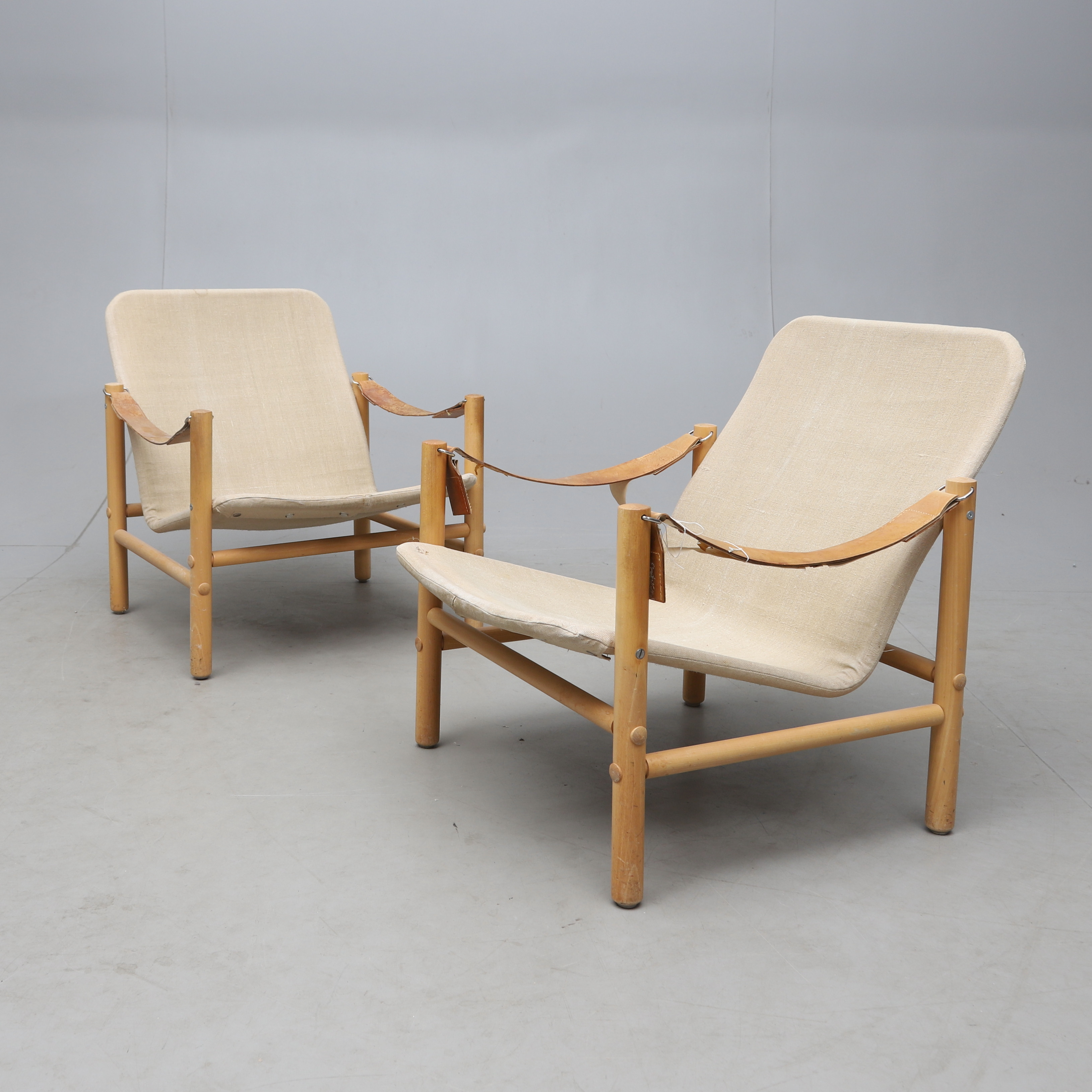 BROR BOIJE. fåtöljer, 1 par, "Junker", Dux, 1900-talets andra hälft.