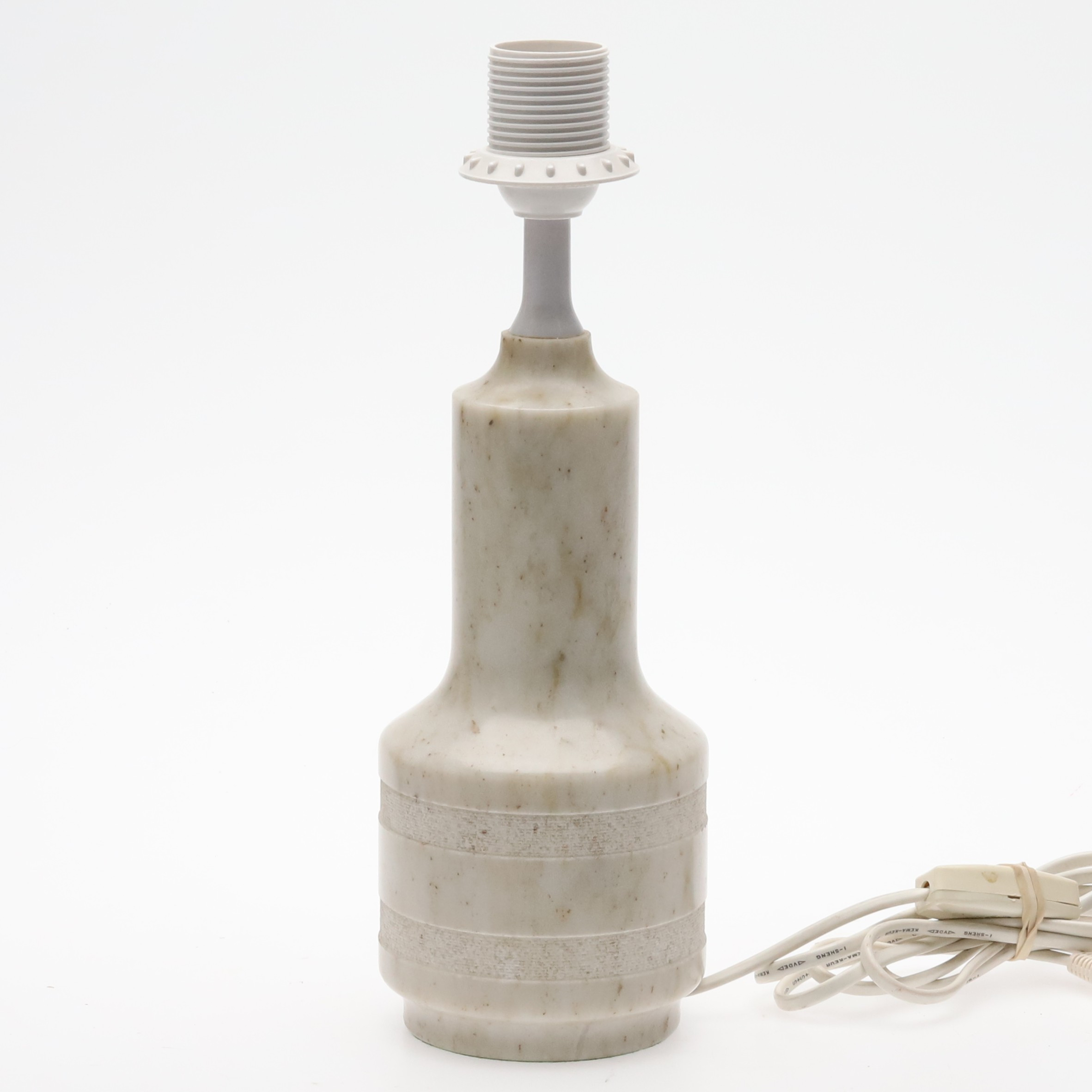 BORDSLAMPA, Marmor, Yxhult, 1900-tal.