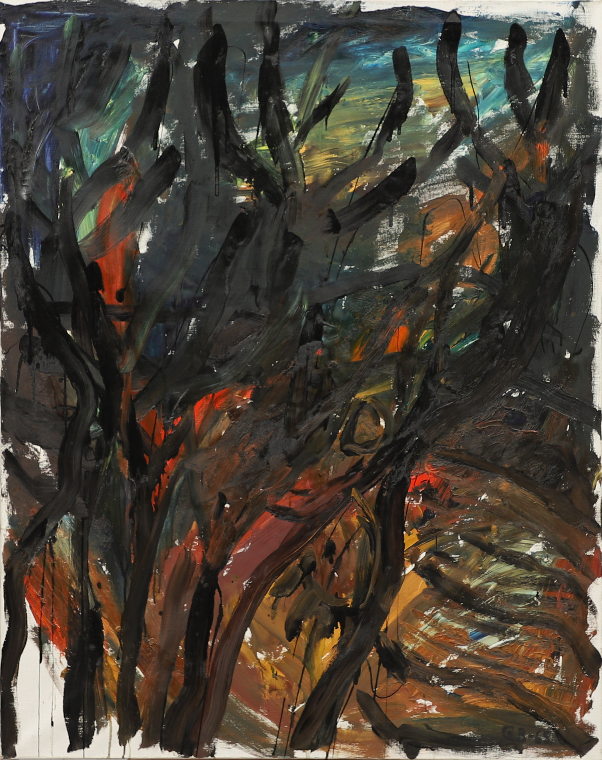 GUNILLA BLOMQVIST (1943-2023), olja på duk, Monogramsignerad GB -65.