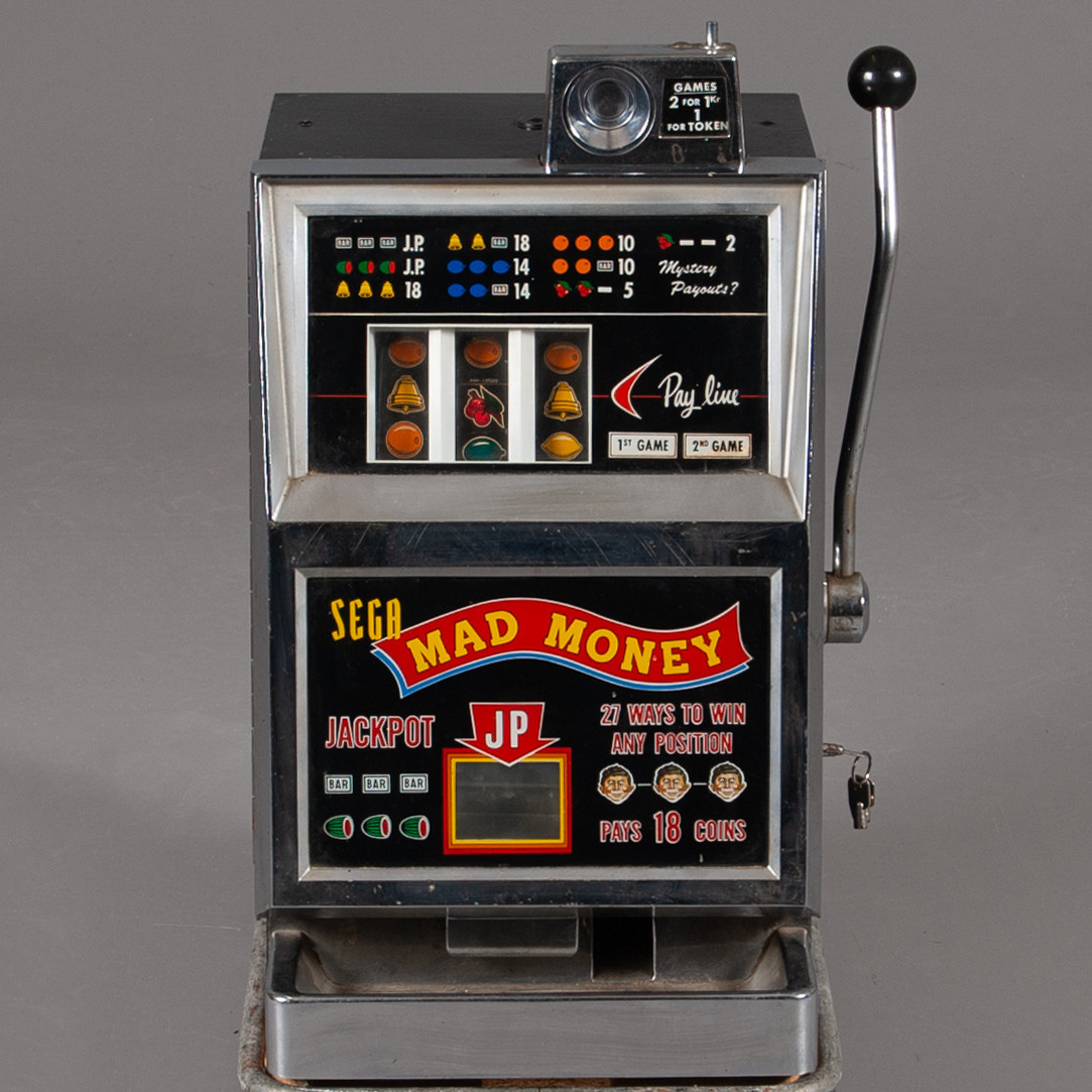 ENARMAD BANDIT. JACKPOT SEGA MAD MONEY, 60-TAL.