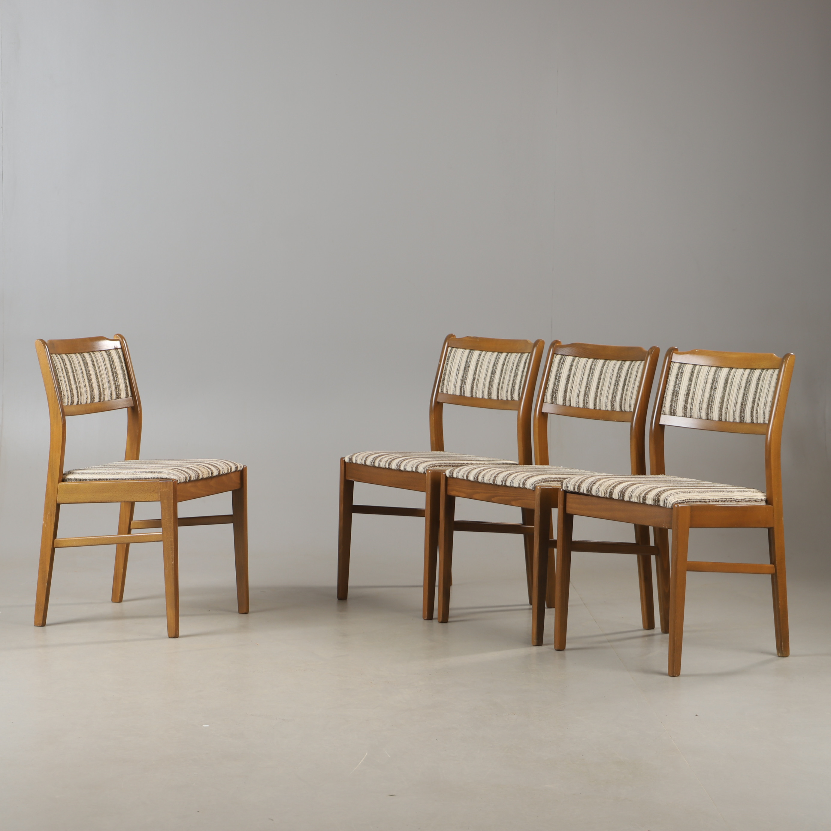 STOLAR, 4 stycken, bok, 1900-talets andra hälft.