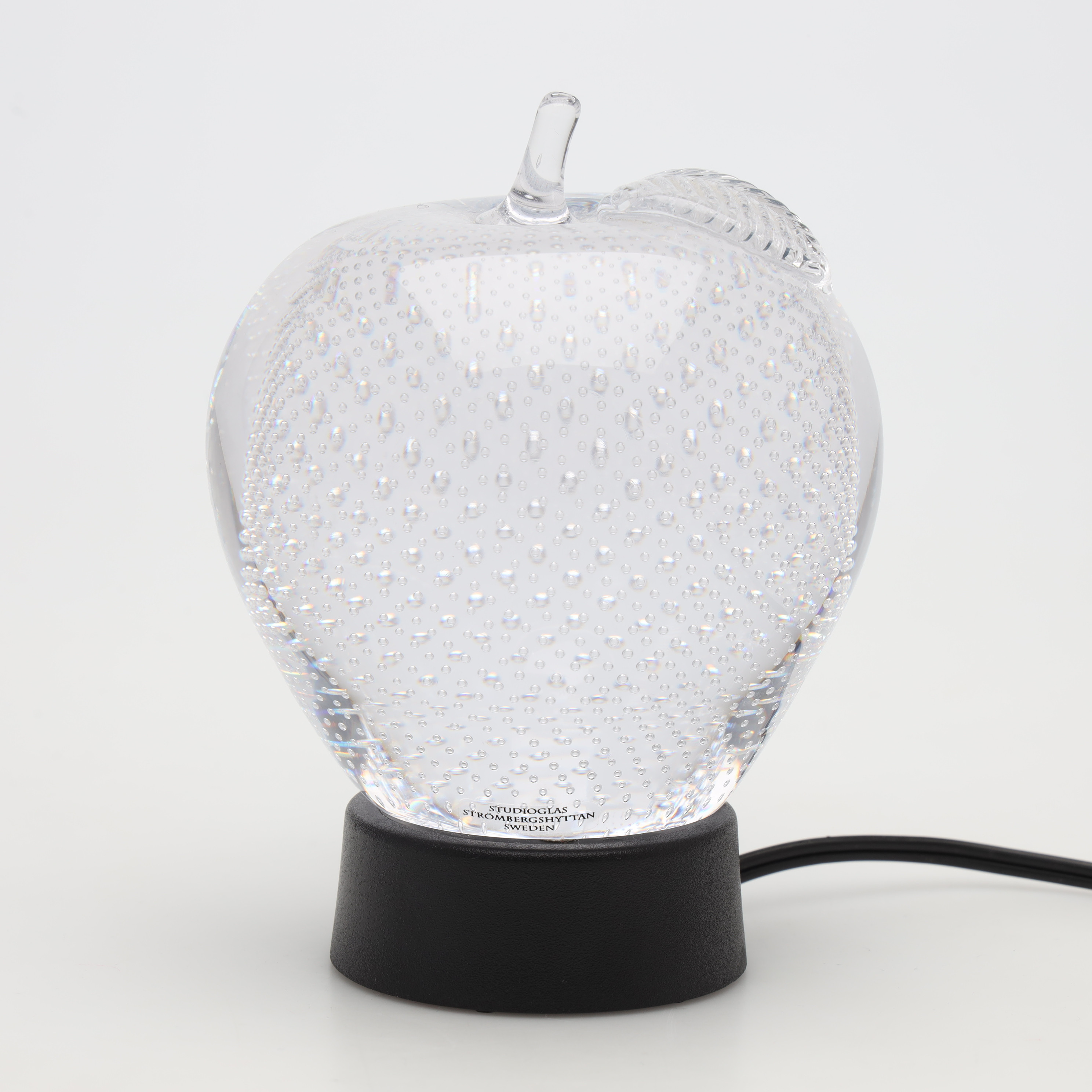 SKULPTUR, Glas, Strömbergshyttan, Sverige, signerad.