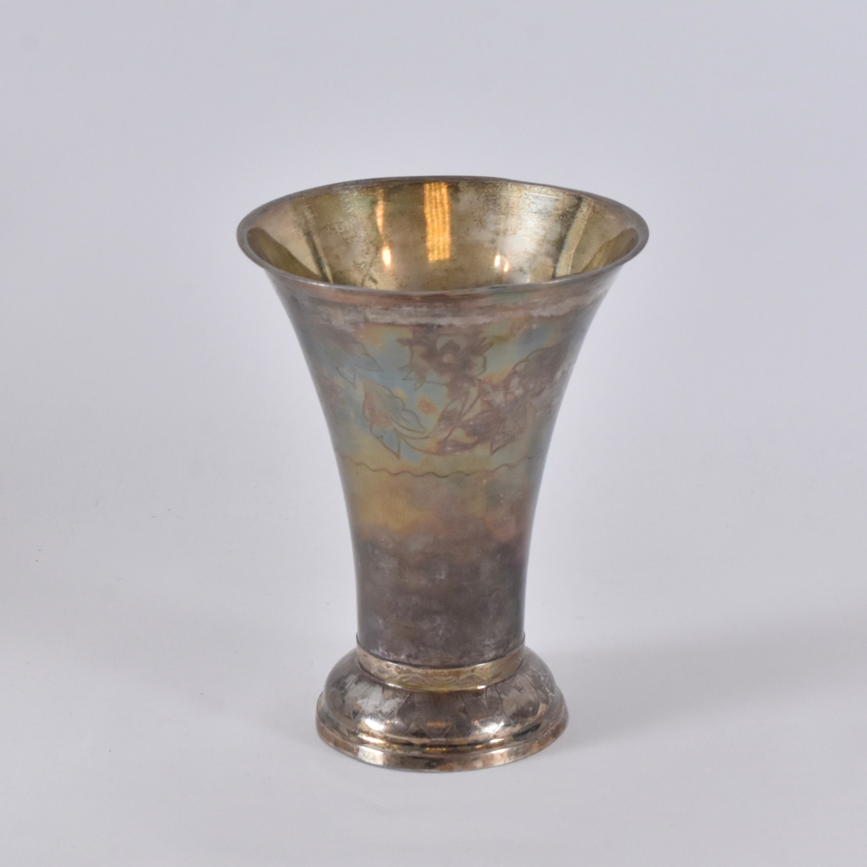 BÄGARE, silver, Arvid Öhrn, Gävle 1838.