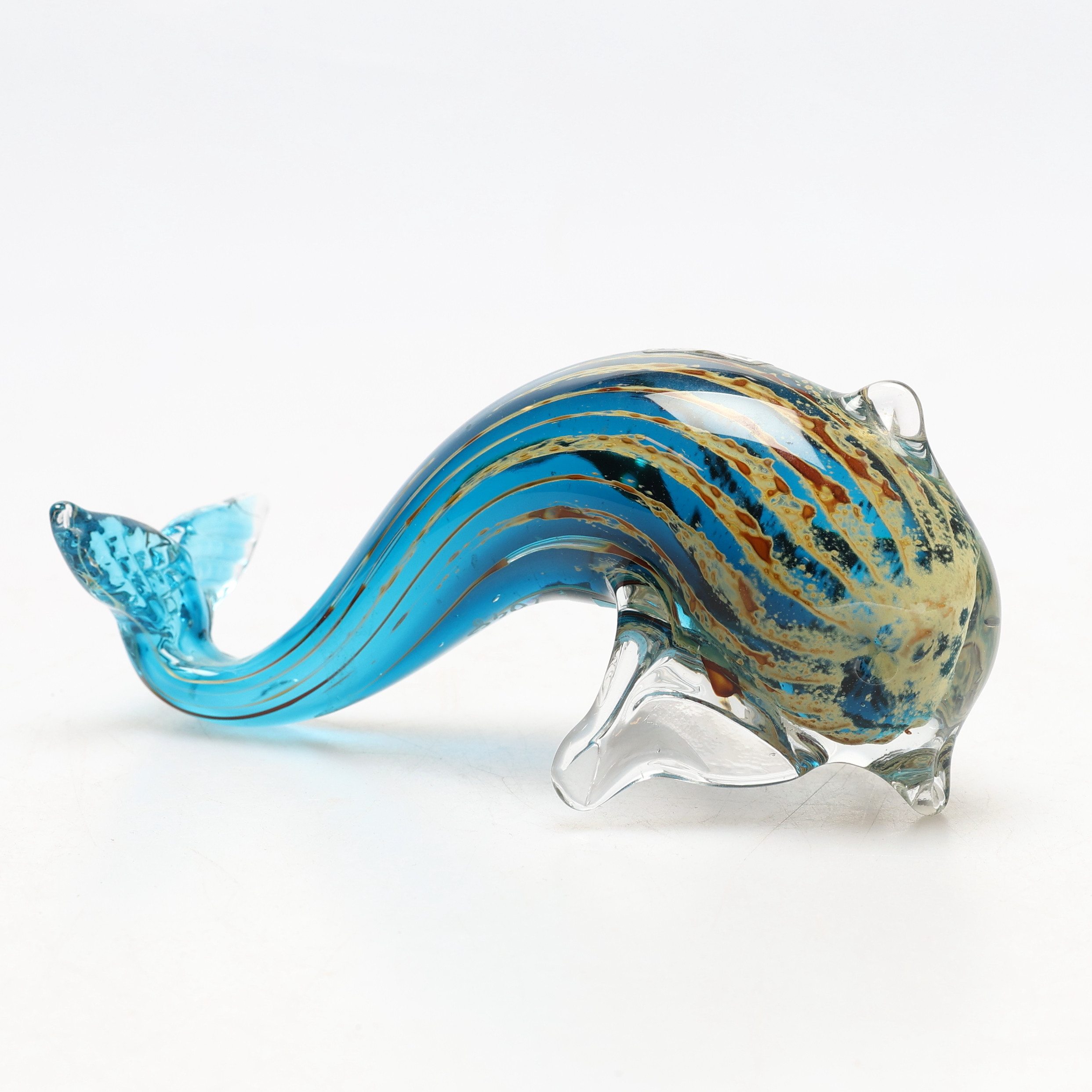 MICHAEL HARRIS. DELFIN, glas, Mdina Glassworks, MALTA.