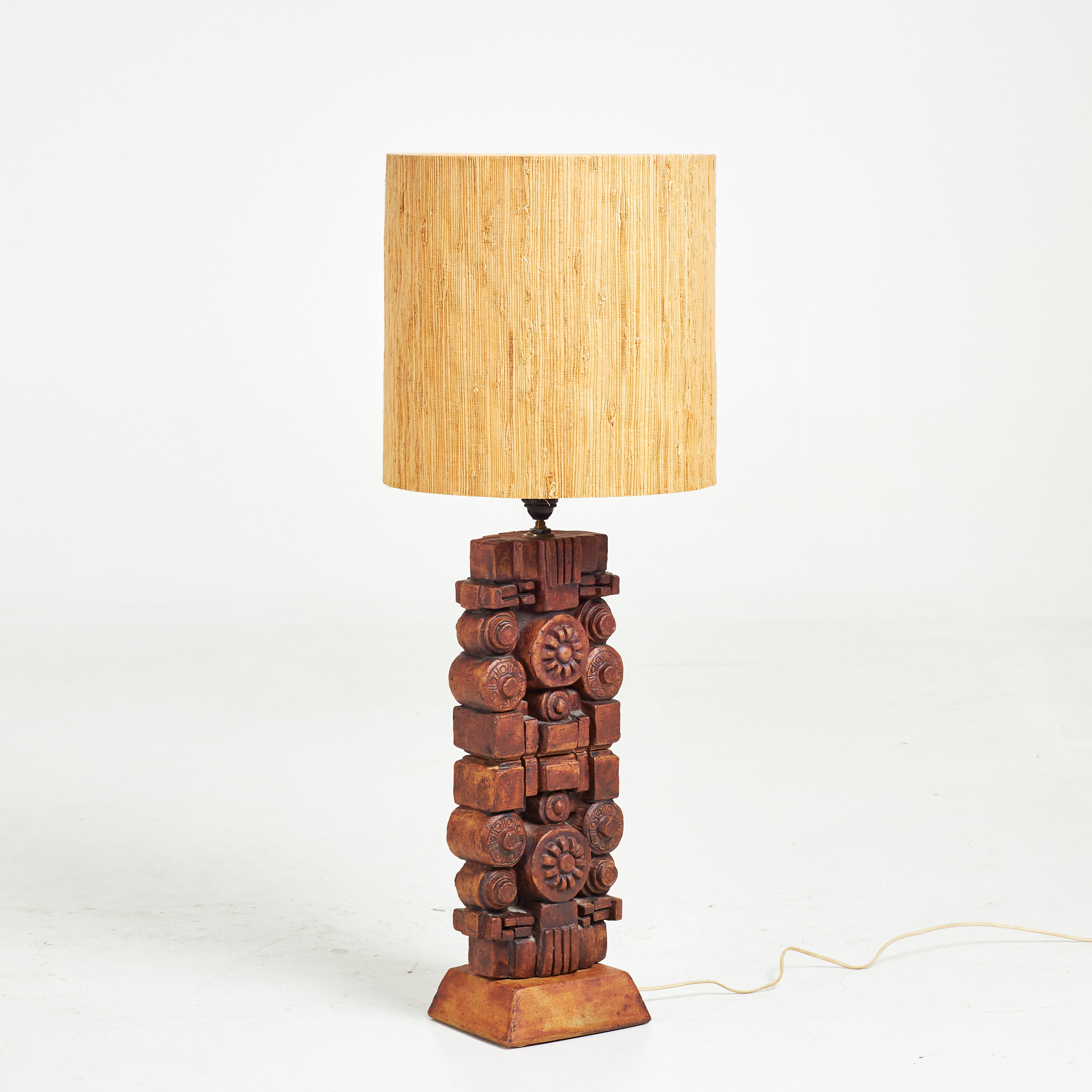 BERNARD ROOKE. Bordslampa, stengods, 1900-talets andra hälft, England, märkt i godset.