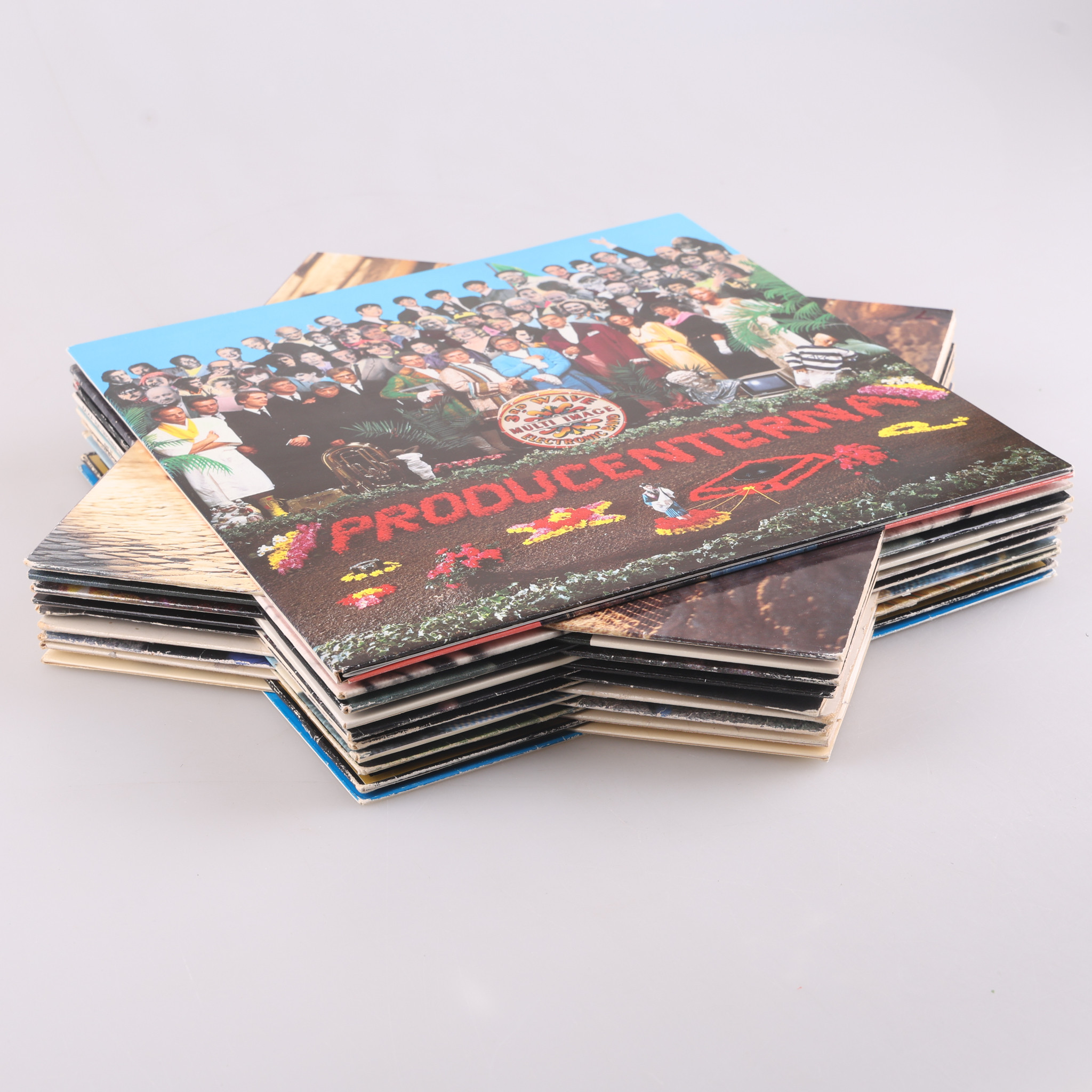 VINYLSKIVOR, 18 stycken, svenskt, visa, pop, rock.