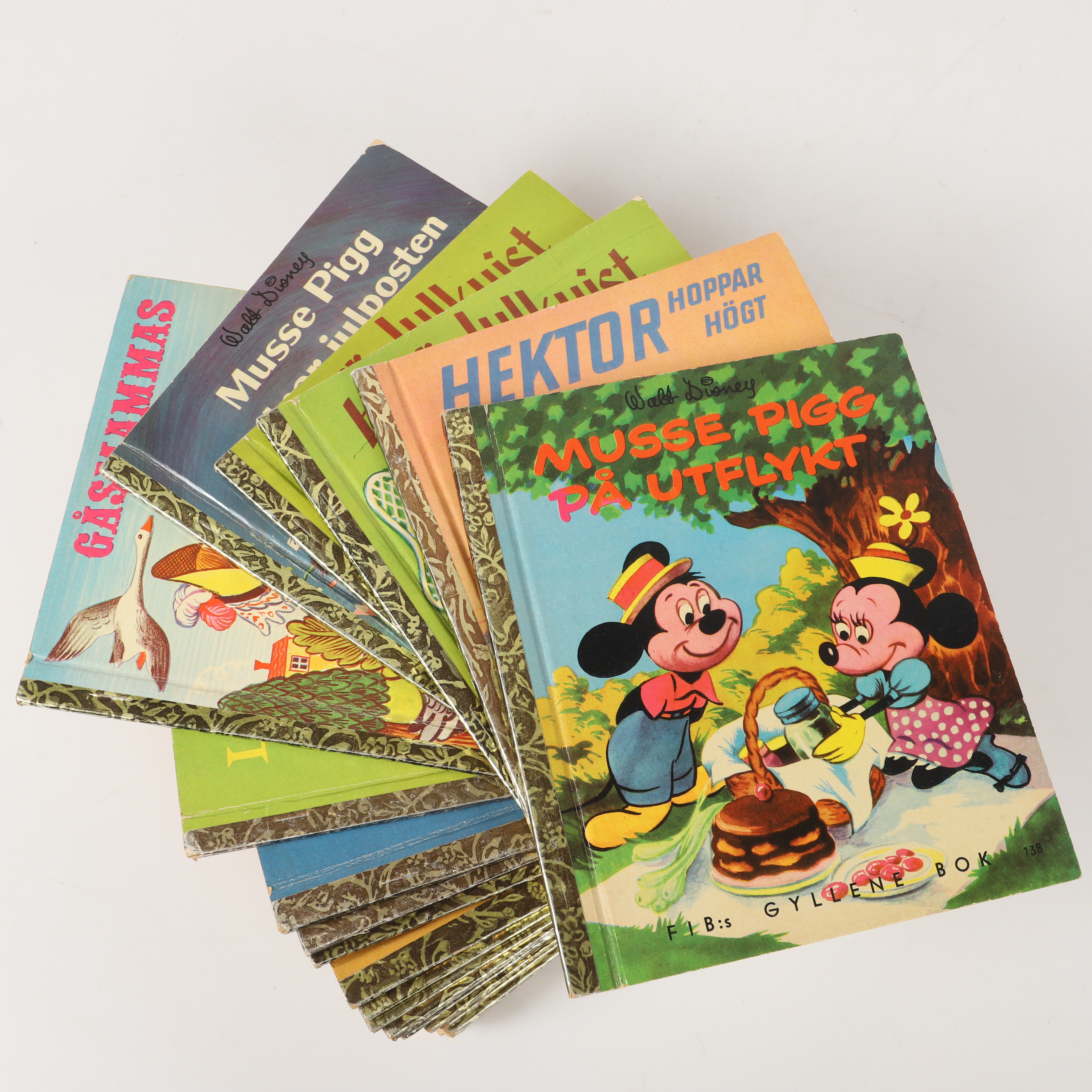 SAGOBÖCKER, 21 stycken, "FIB´s Gyllene Bok", 1960-tal.