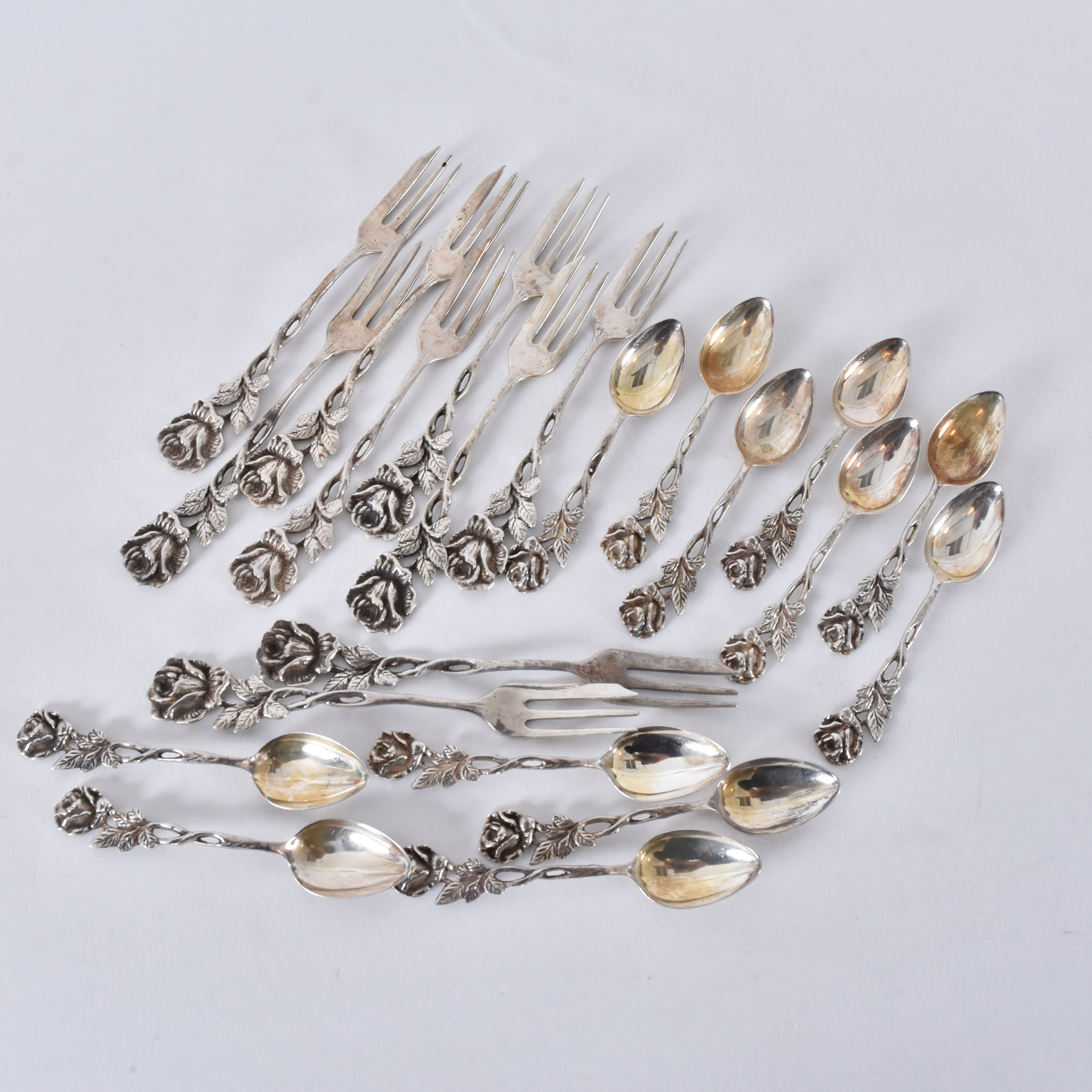 PARTI SILVER, Rosen, Gösta Wessfelt Malmö.