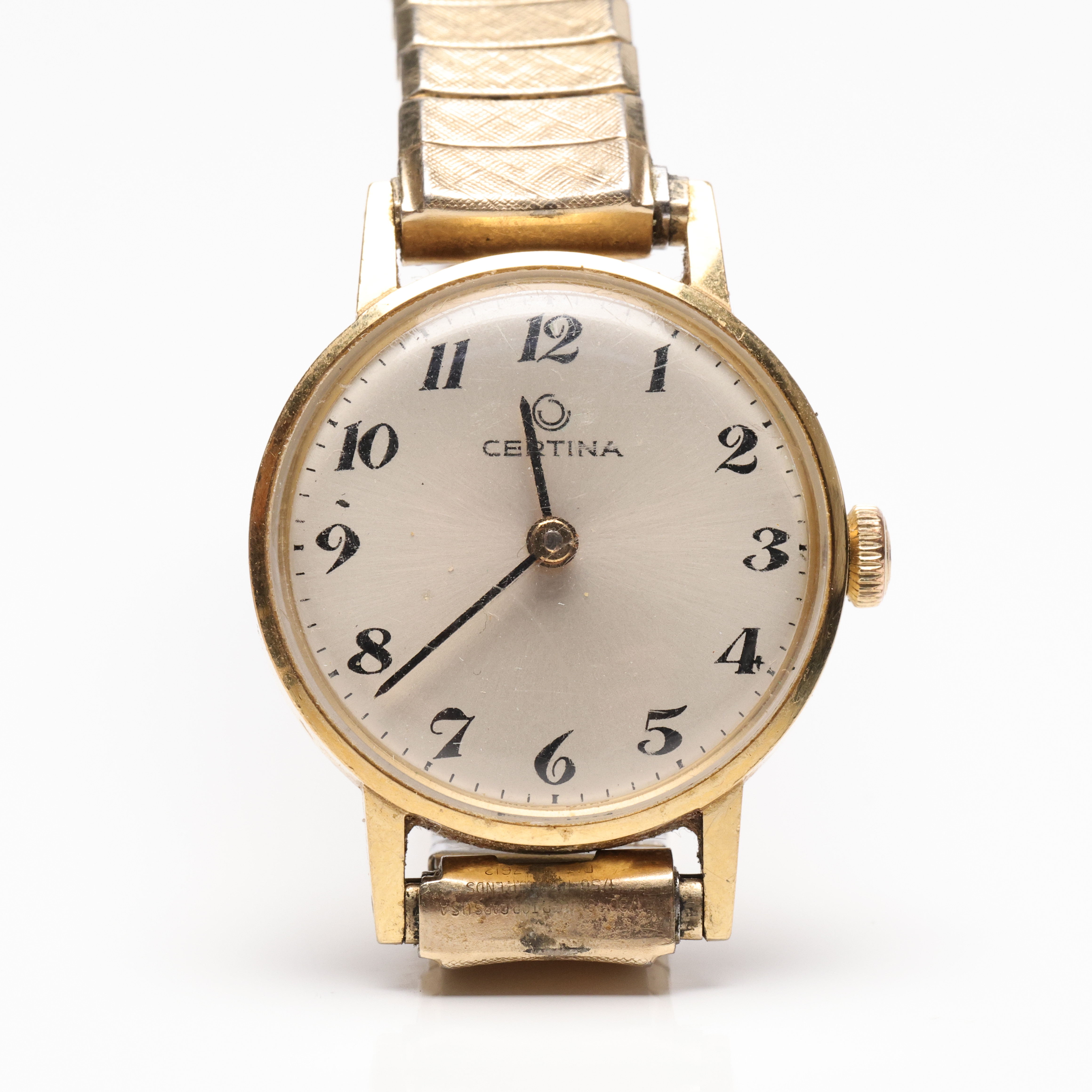 DAMARMBANDSUR, 18K guld, Certina, manuell.