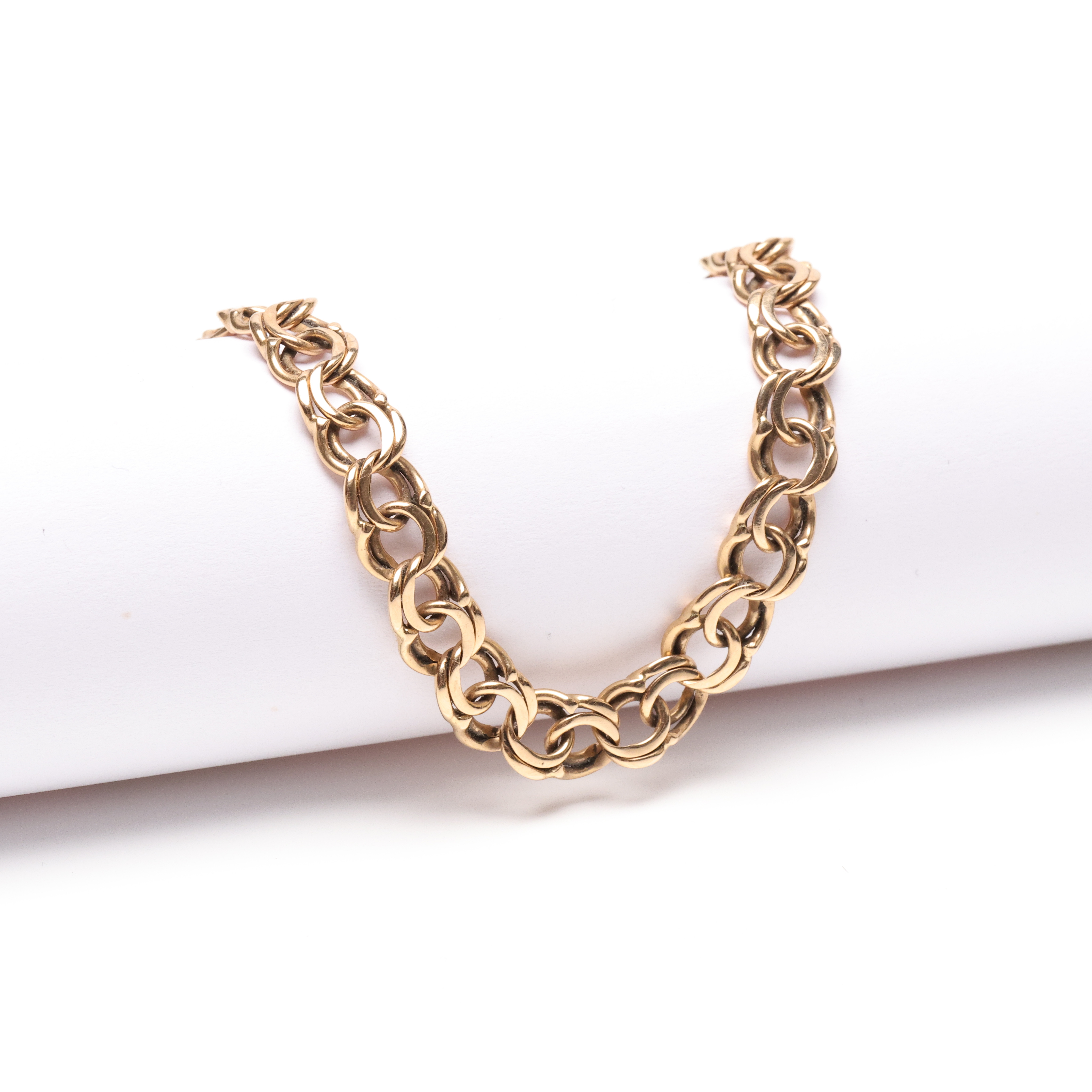 Armband, 18K guld, Bismarckslänk, 10.8gram.