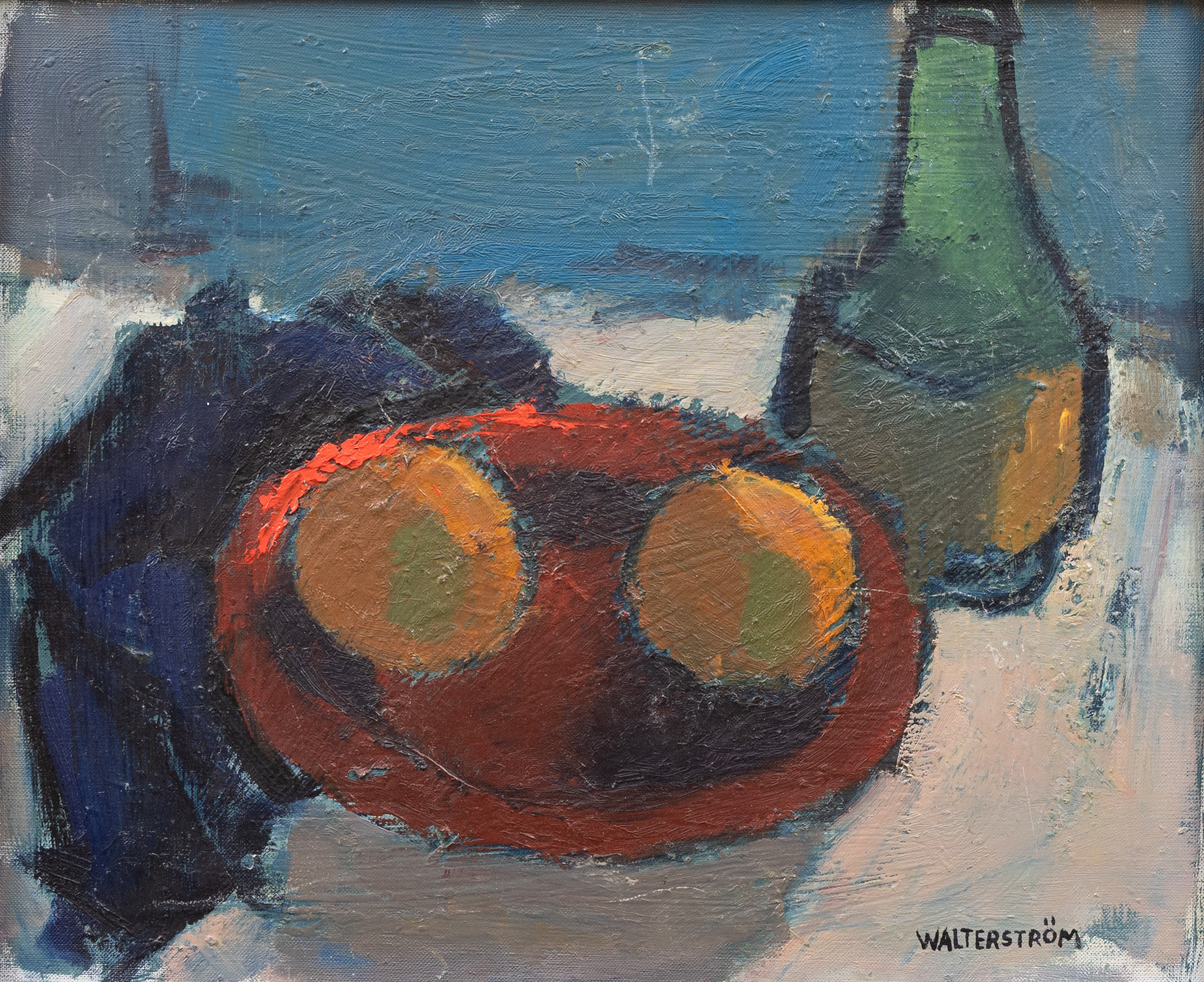 INGVAR WALTERSTRÖM (1920-1988). Stilleben olja på duk, signerad.