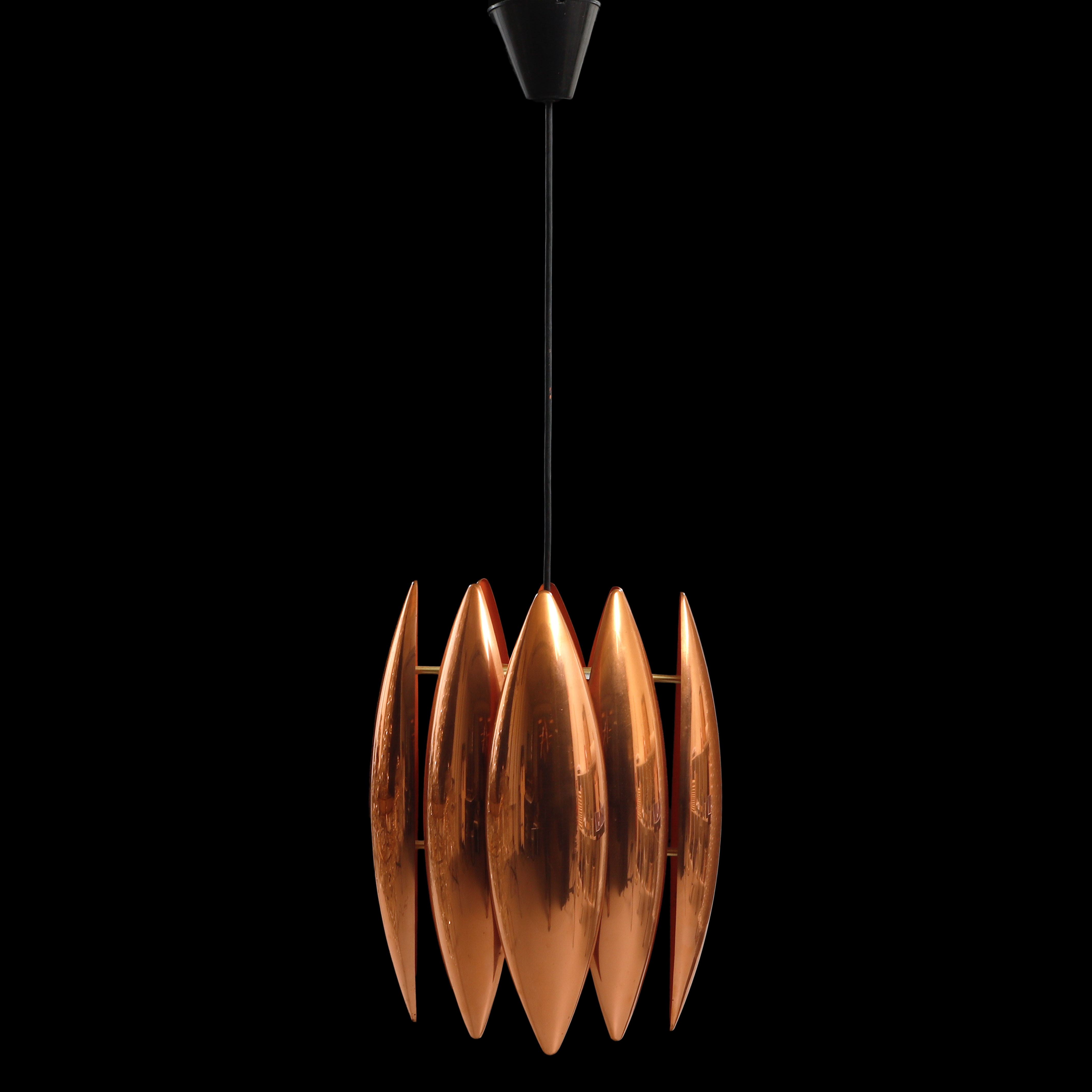 JO HAMMERBORG. Taklampa, "Kastor", Made in Denmark.