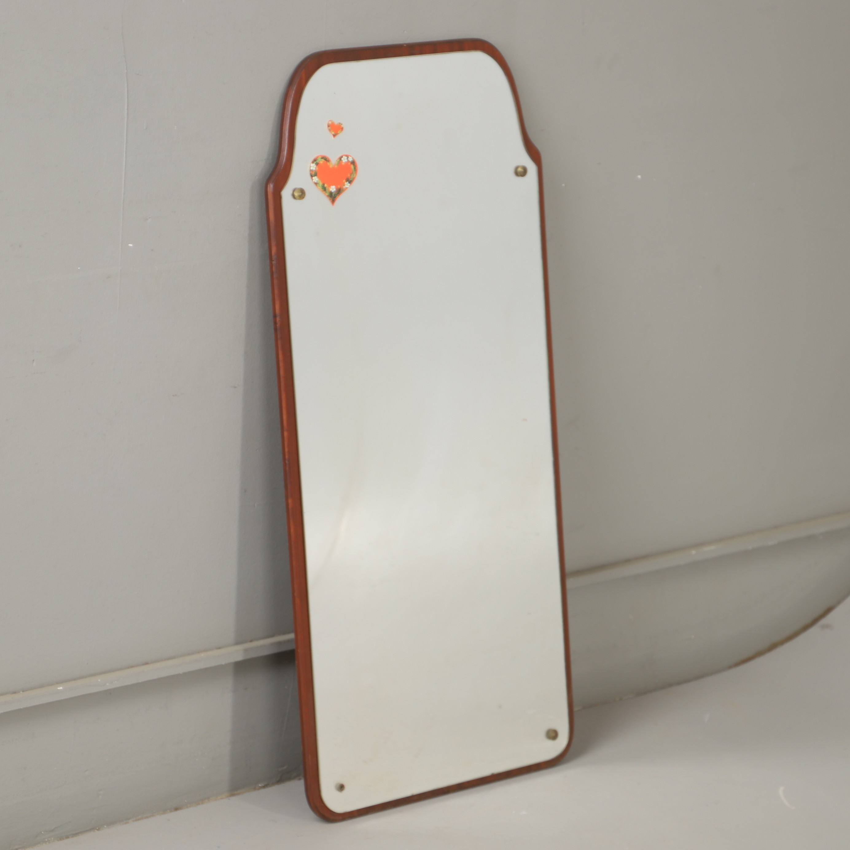 SPEGEL, mahogny, Swedish modern, 1940-tal.