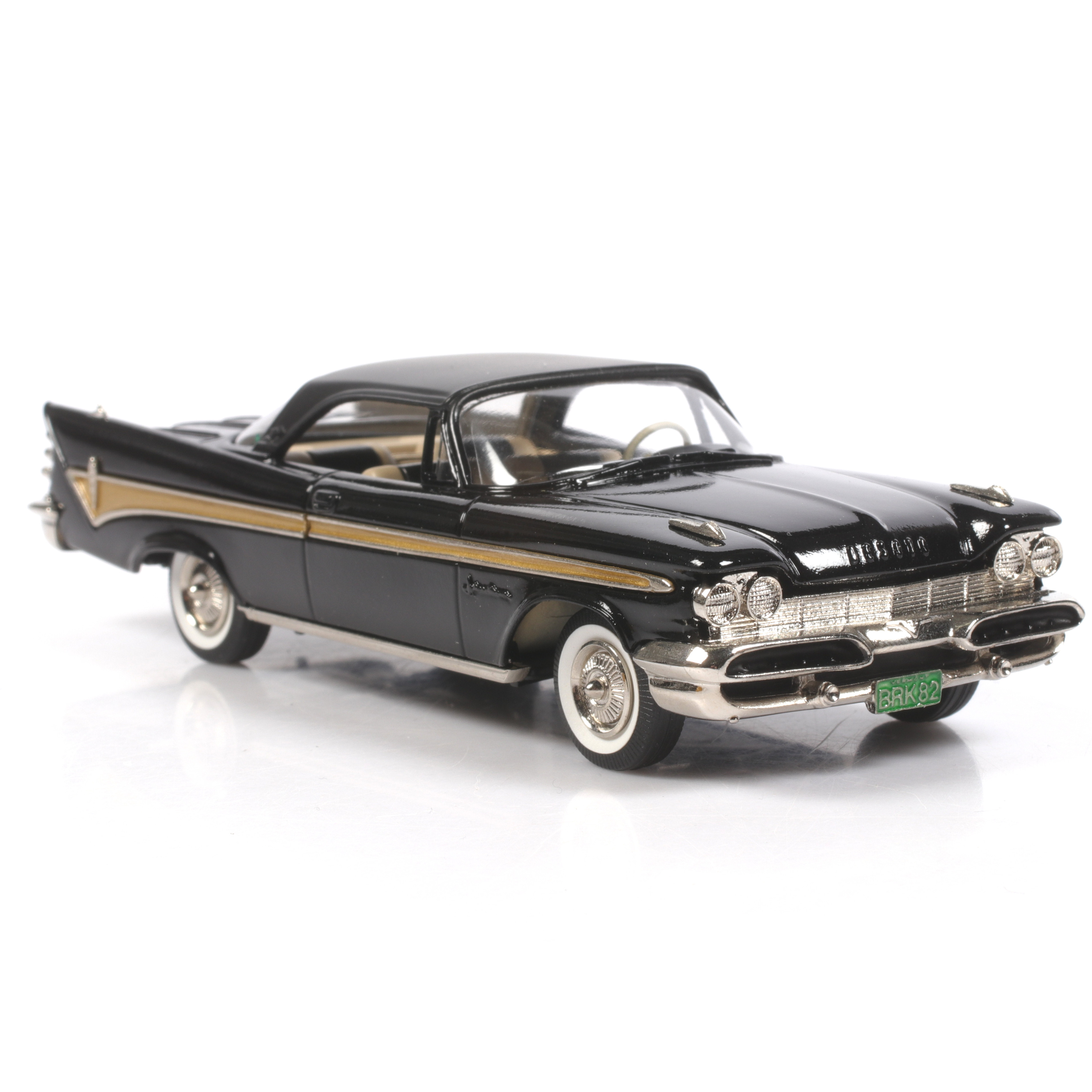 MODELLBIL, metall/resin, DeSoto Adventurer, 2 Door HT, 1959, Brooklin Models, skala 1:43.