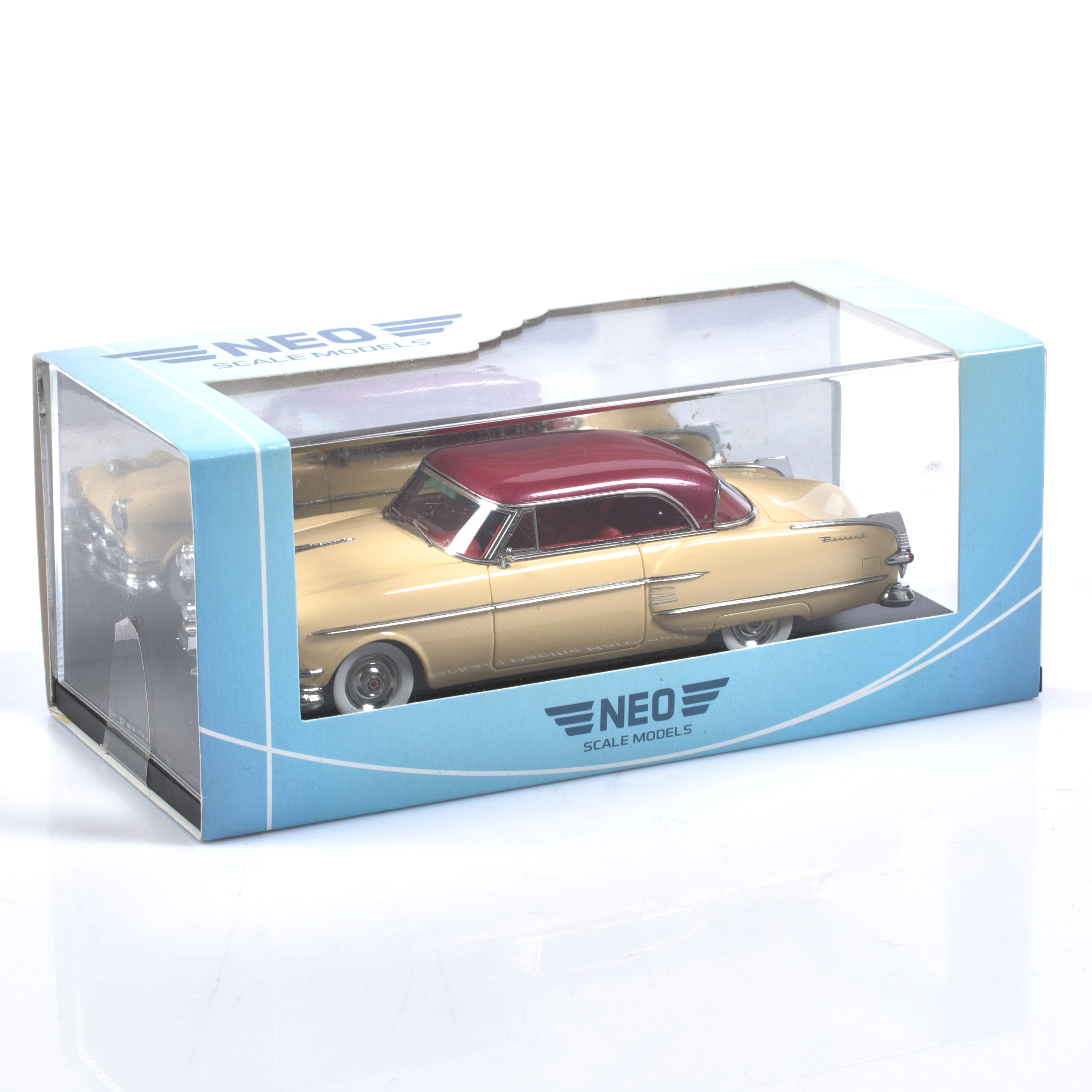 MODELLBIL, metall/resin, Packard Pacific HT Coupé, NEO Models, skala 1:43.