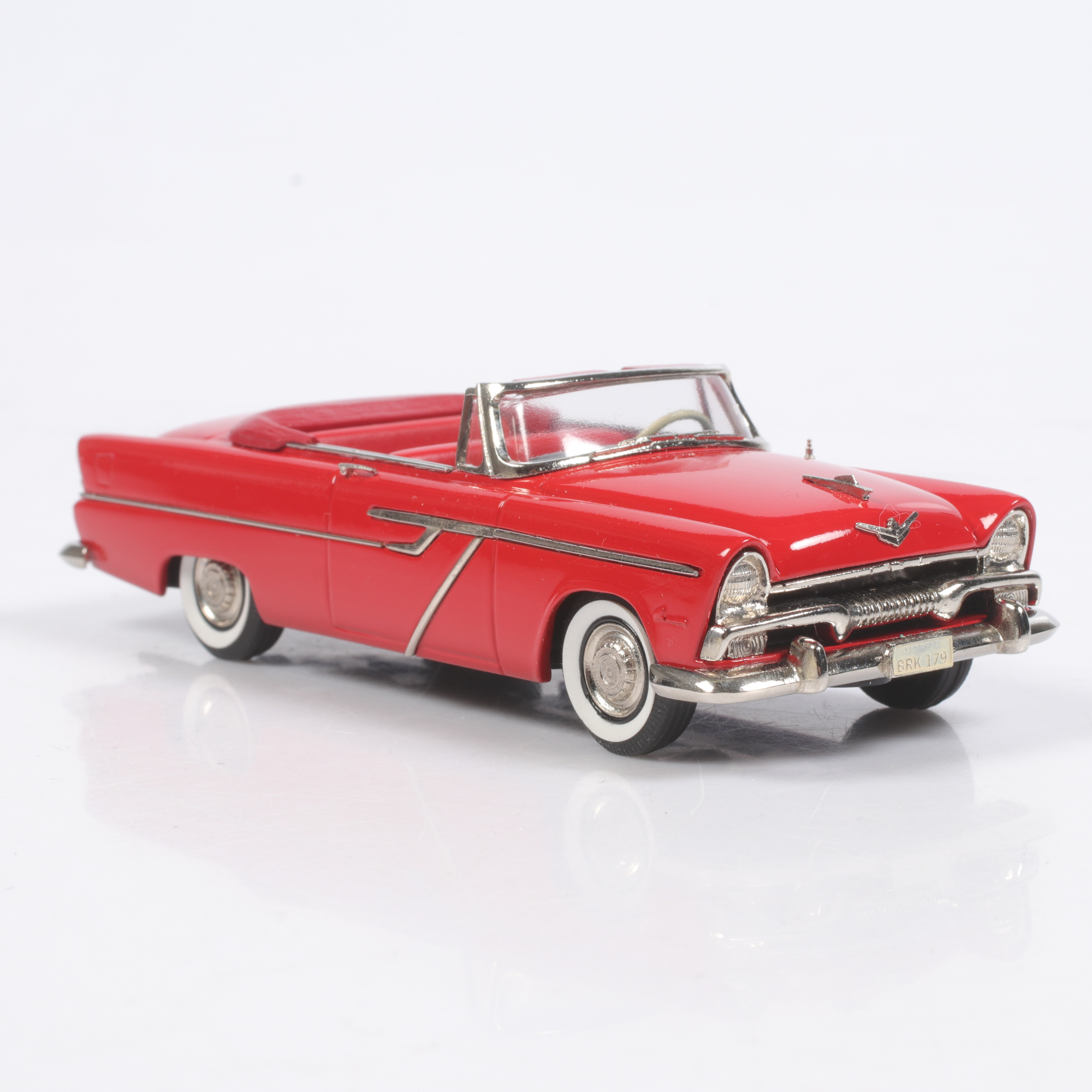 MODELLBIL, metall/resin, Plymouth Belvedere, Convertible, 1955, Brooklin Models, skala 1:43.