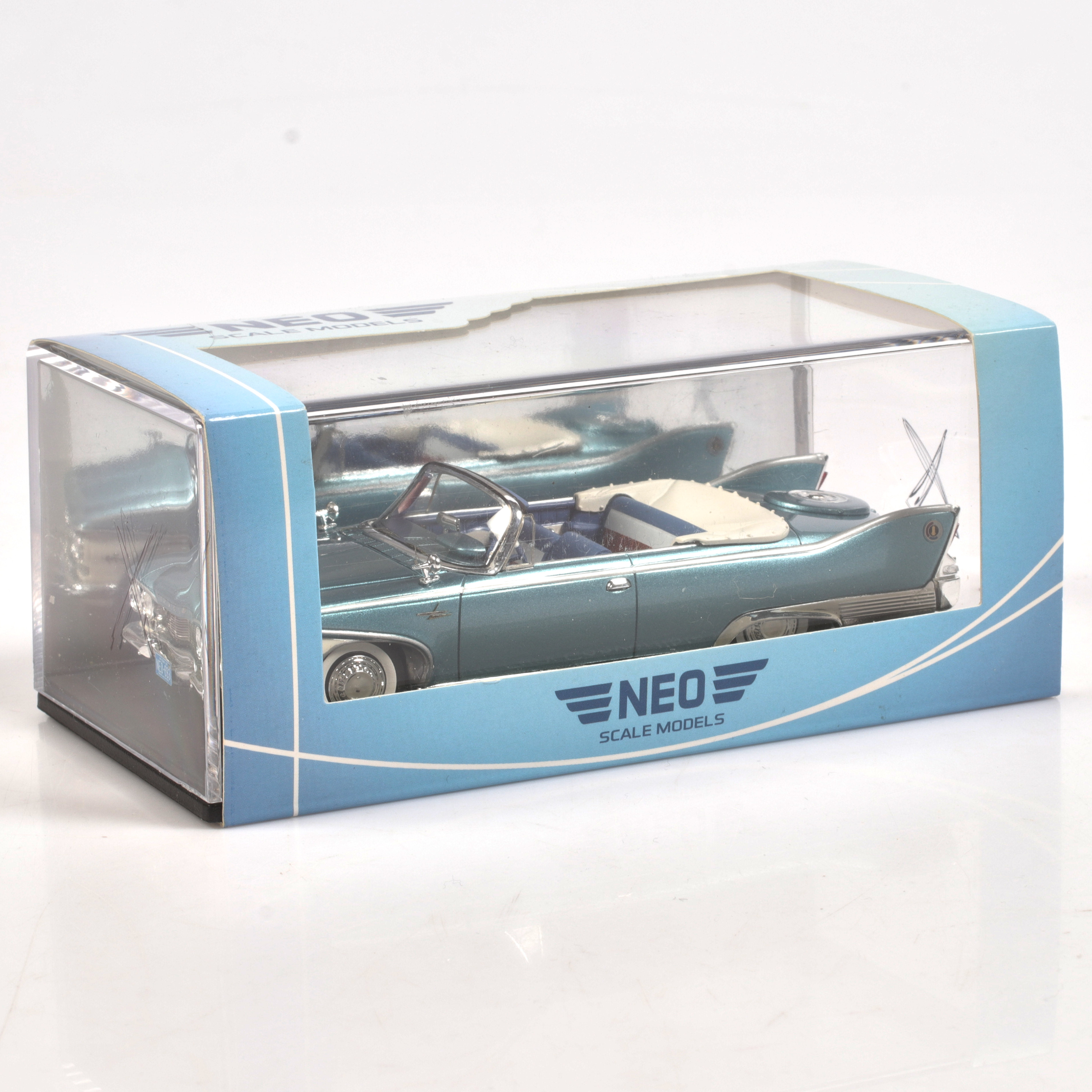 MODELLBIL, metall/resin, Plymouth Fury Convertible, 1960, NEO Models, skala 1:43.