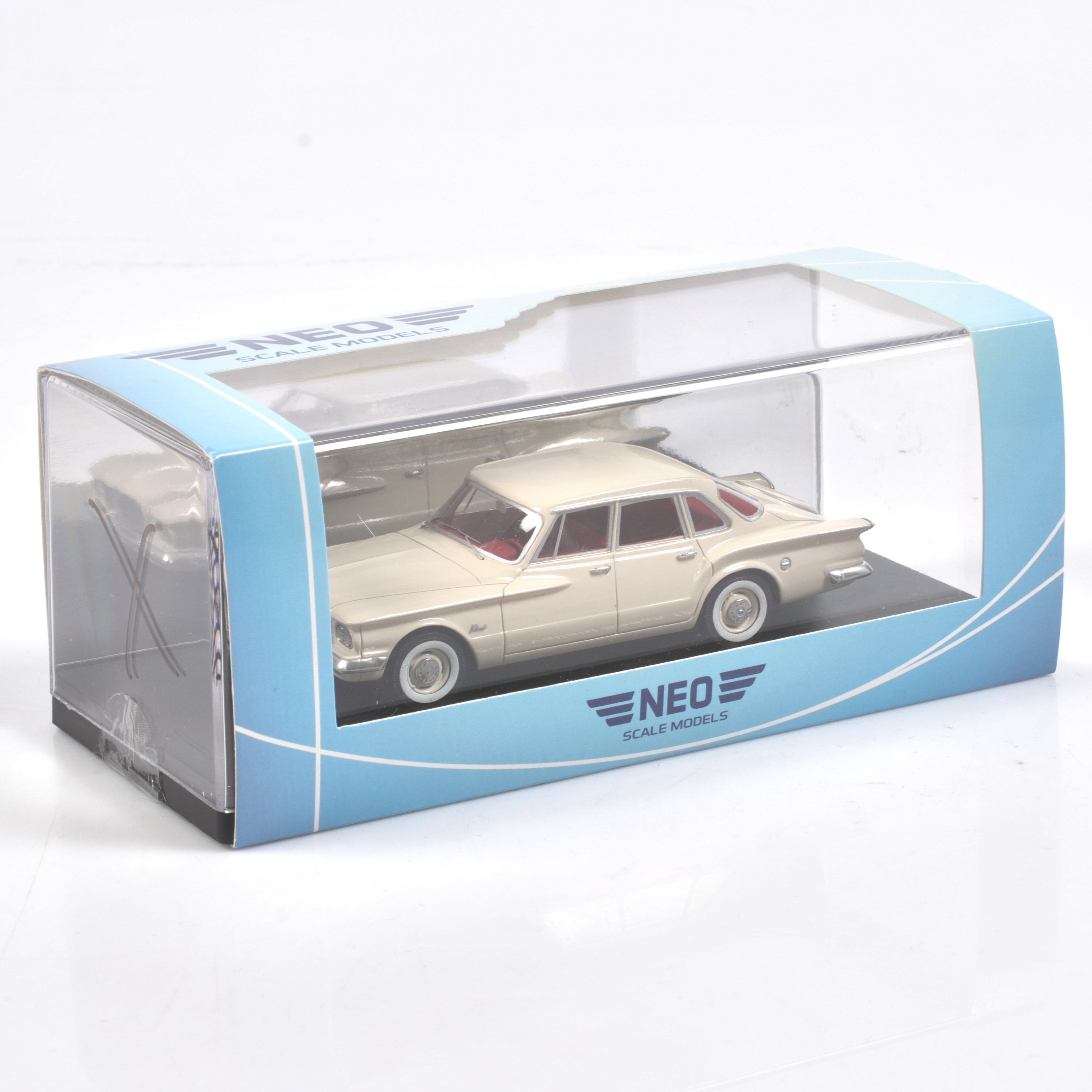 MODELLBIL, metall/resin, Plymouth Valiant Sedan, 1960, NEO Models, skala 1:43.