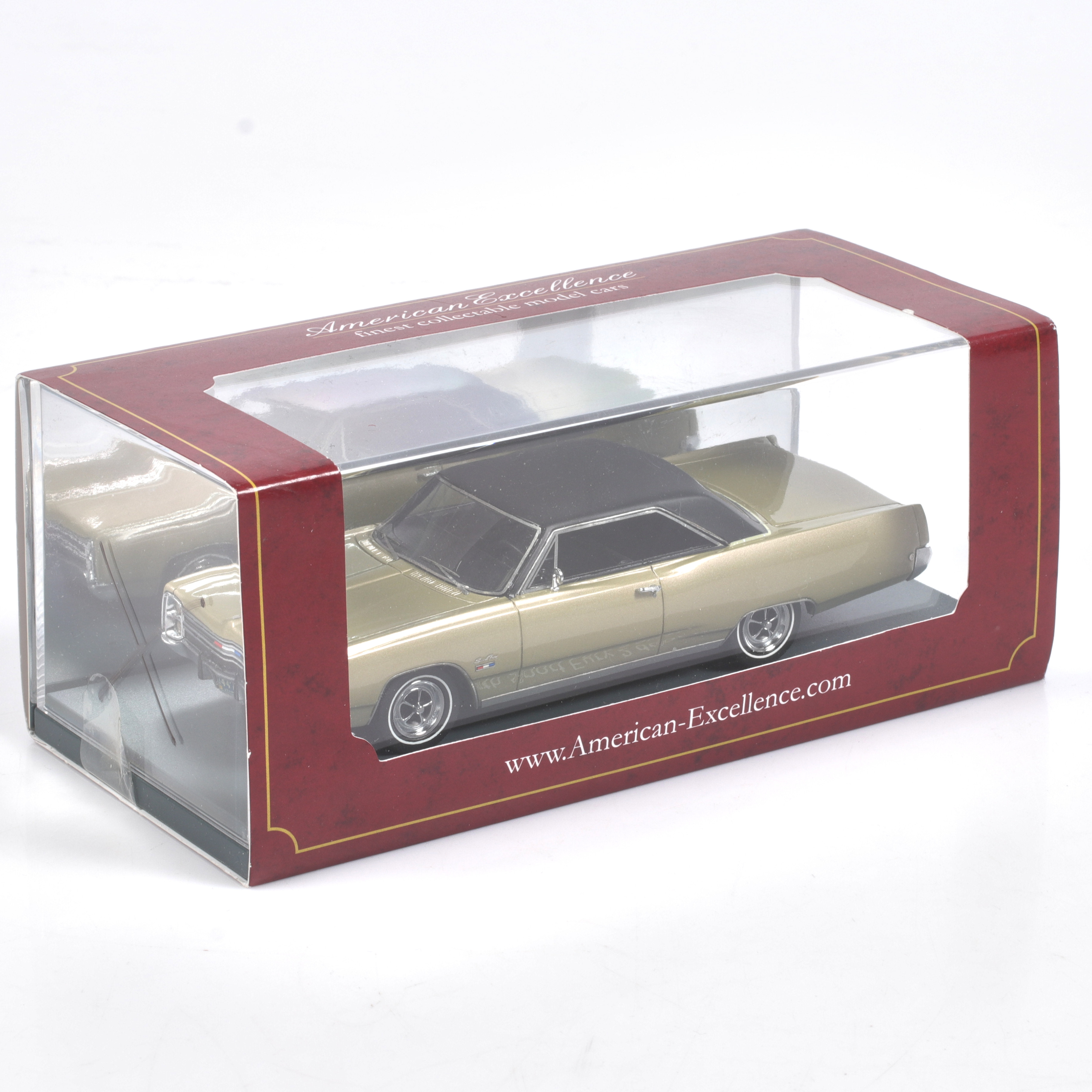 MODELLBIL, metall/resin, Plymouth Sport Fury, 2 Door HT, NEO Models, skala 1:43.