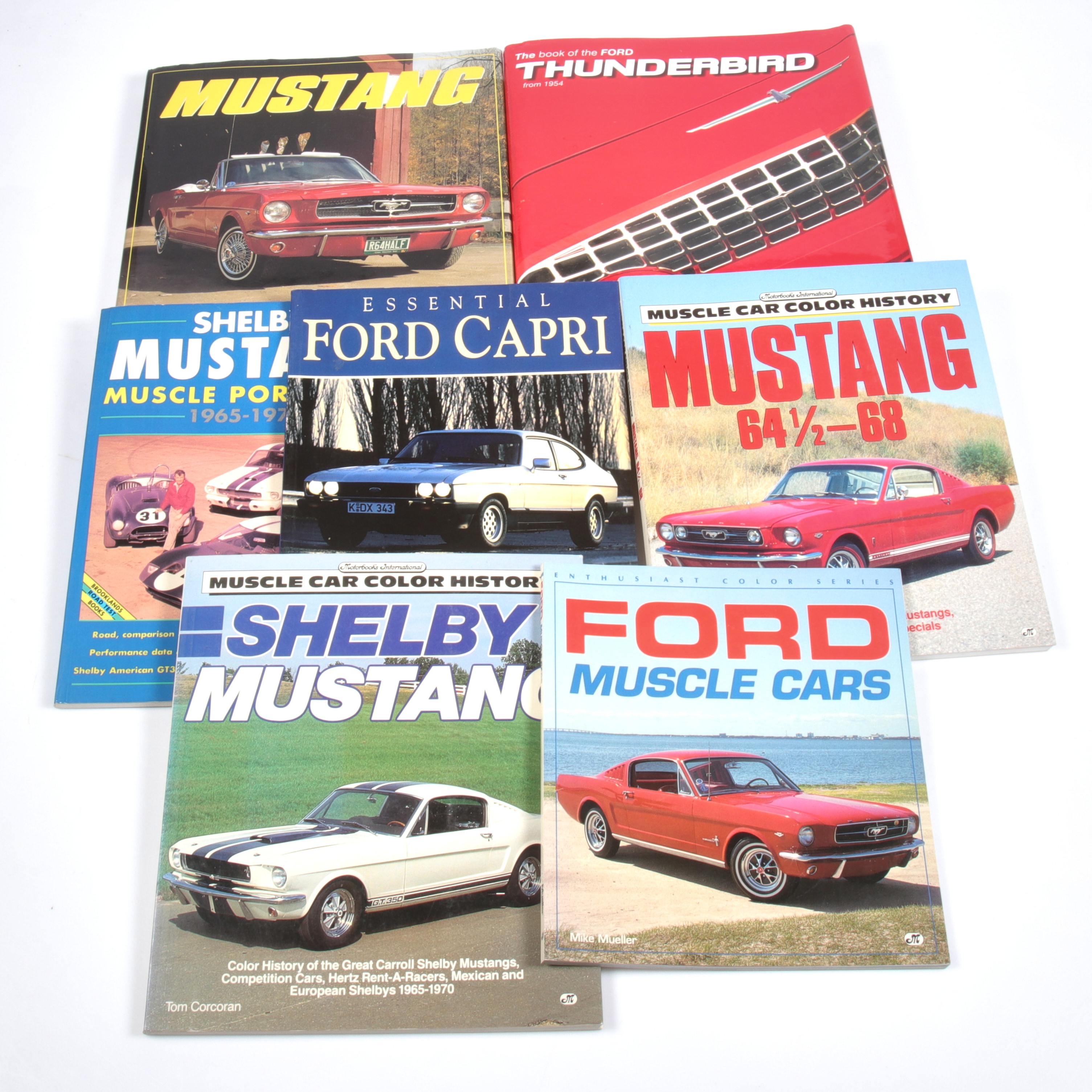 BÖCKER, 7 st, bl.a. Ford Muscle Cars.