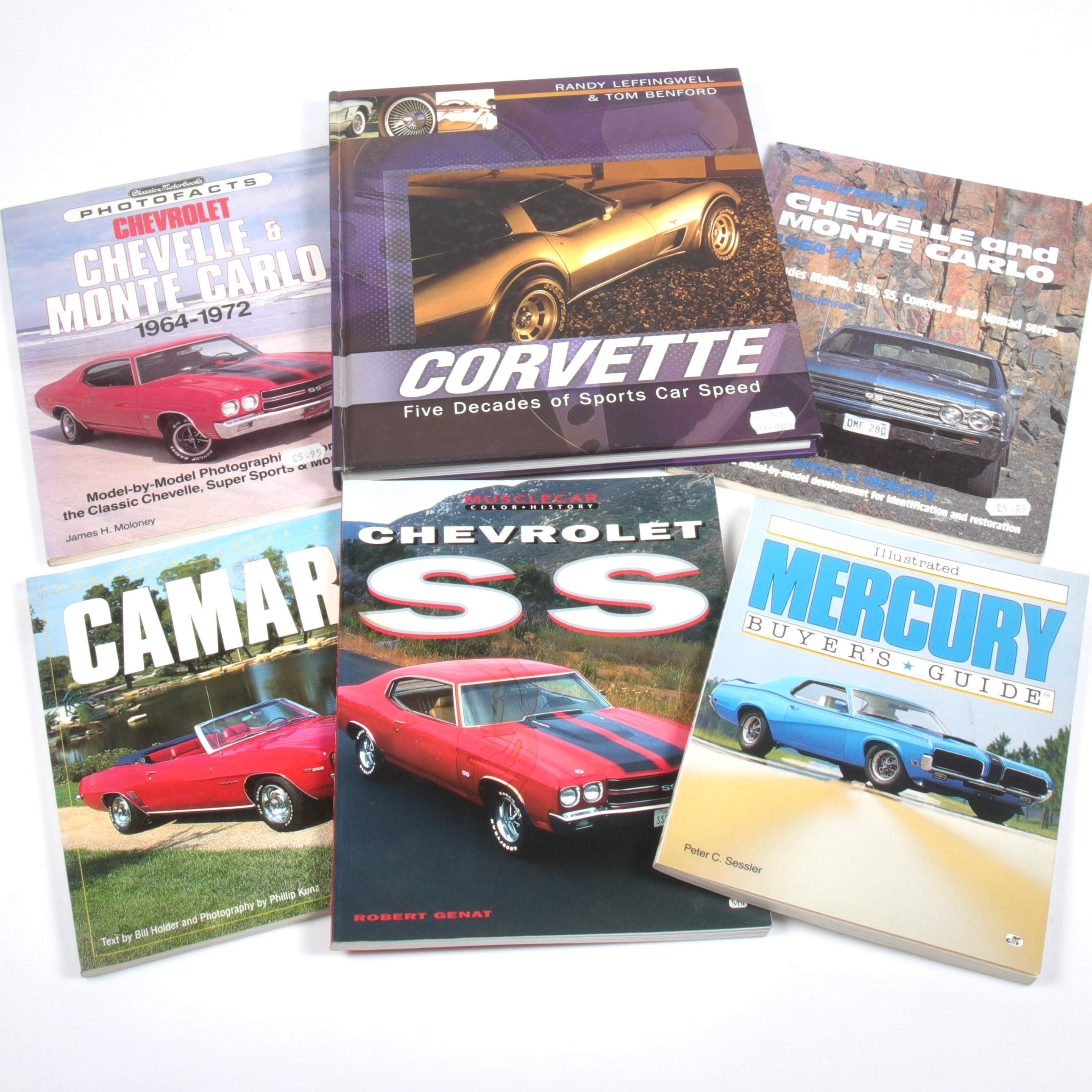 BÖCKER, 6 st, bl.a. Corvette - Five Decades of Sports Car Speed.