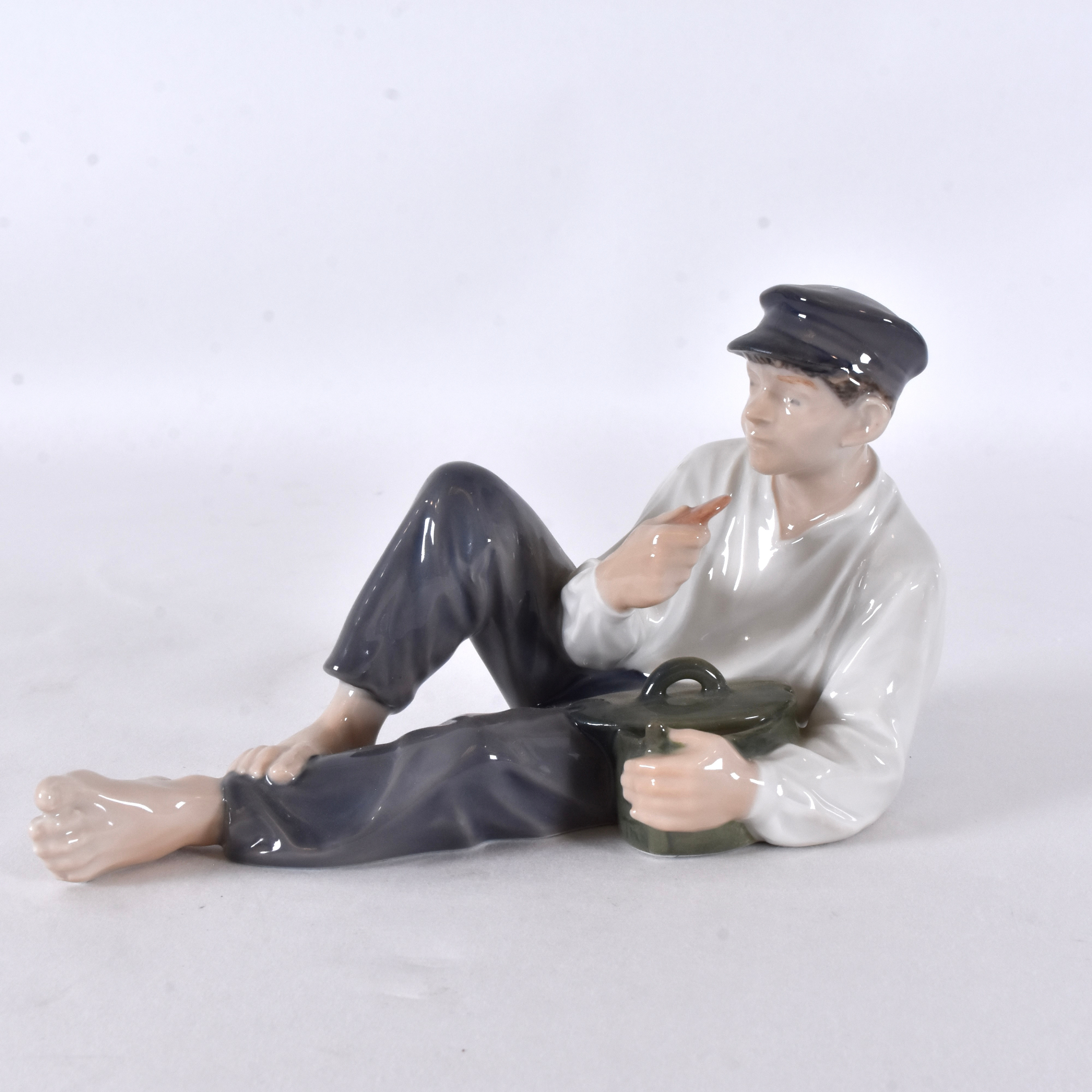 CHRISTIAN THOMSEN. Figurin, porslin, Royal Copenhagen.