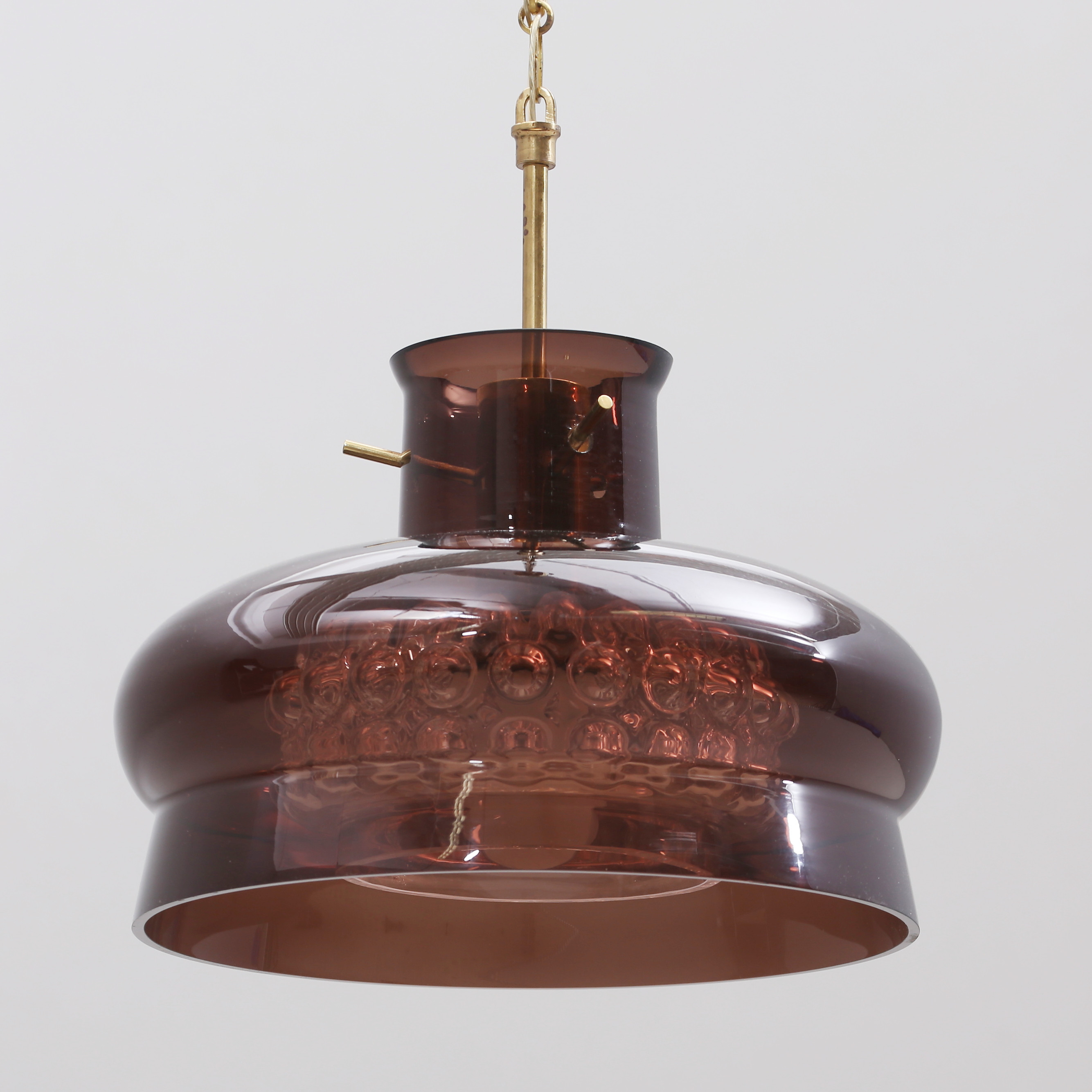 CARL FAGERLUND. Taklampa "Bubblan", glas, Orrefors 1960/70-tal.