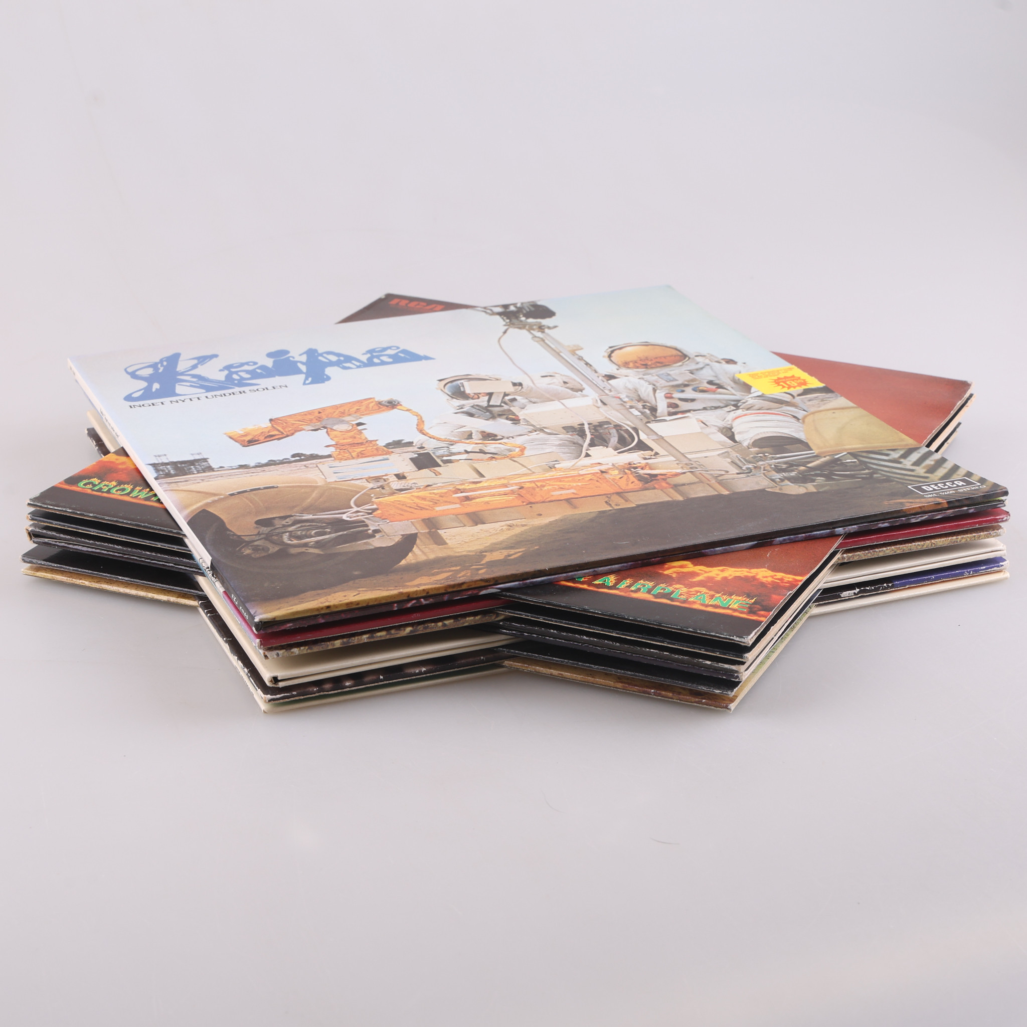 Vinylskivor, 11 stycken, rock/pop.