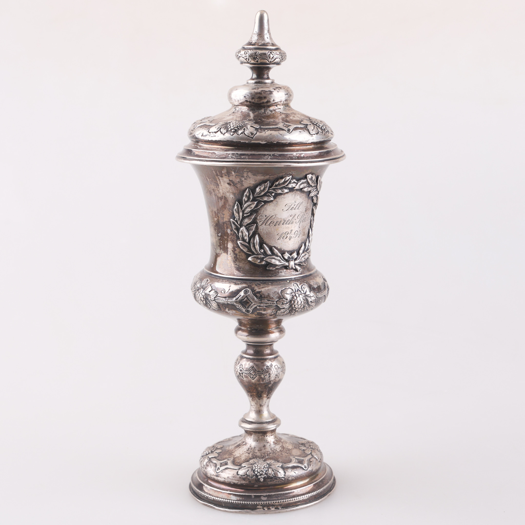 LOCKPOKAL, silver, CHG, 1881, Stockholm.