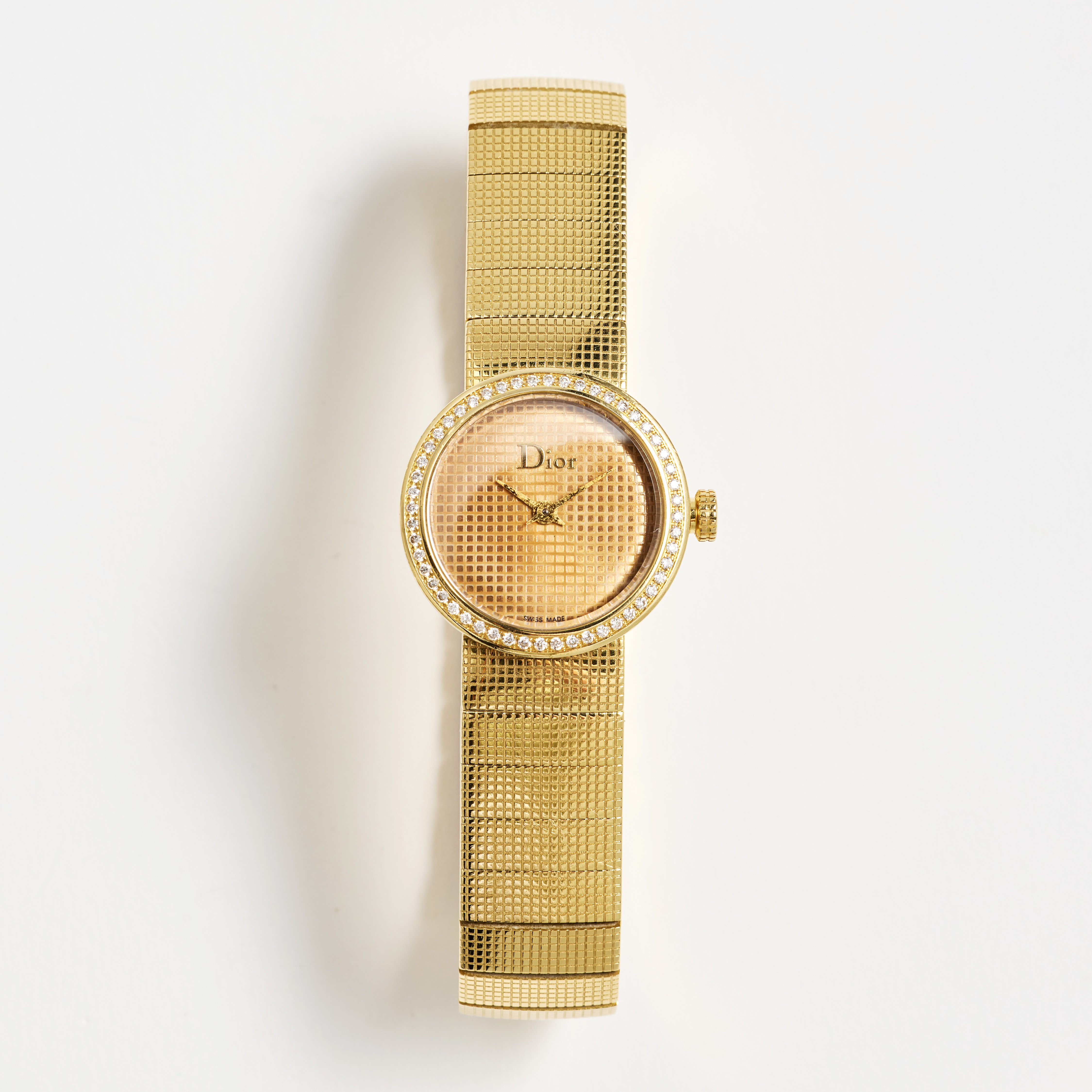 DIOR, La D de Dior, armbandsur, 23 mm, 18K guld, certifikat, januari 2009.