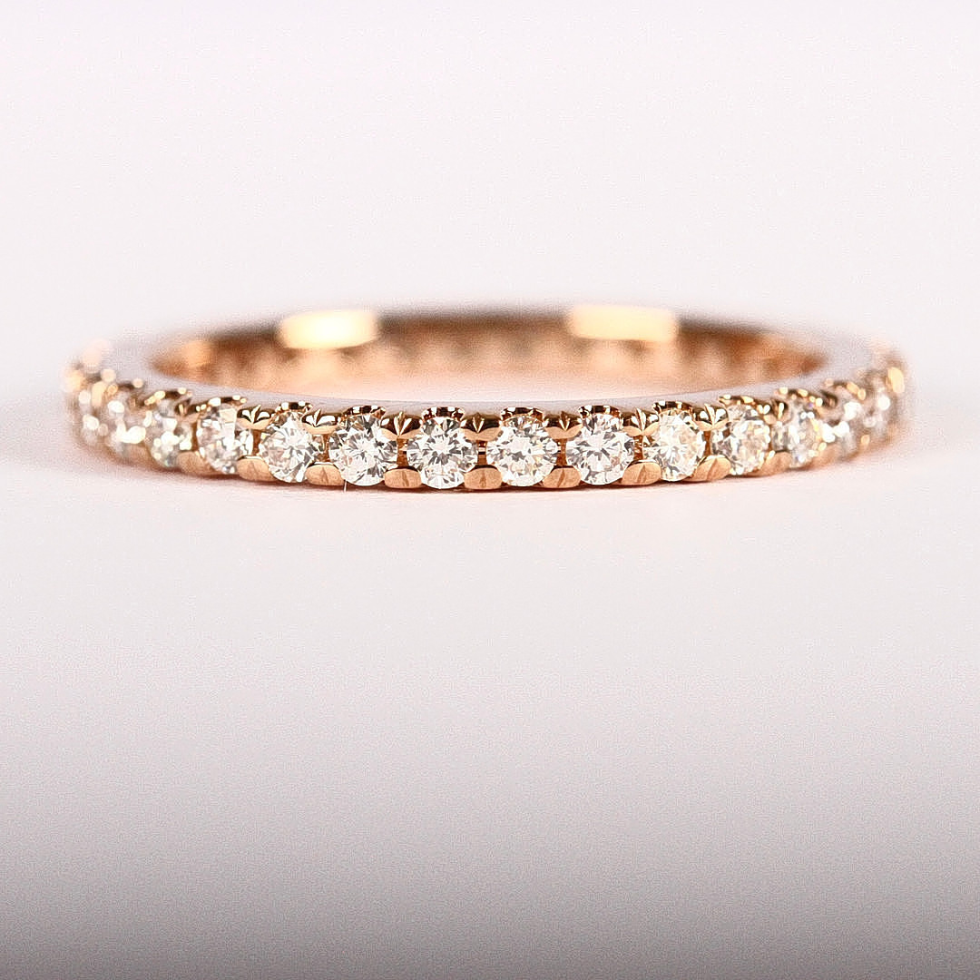 HELALLIANS, diamanter, totalt 0,58ct, roséguld 18K.