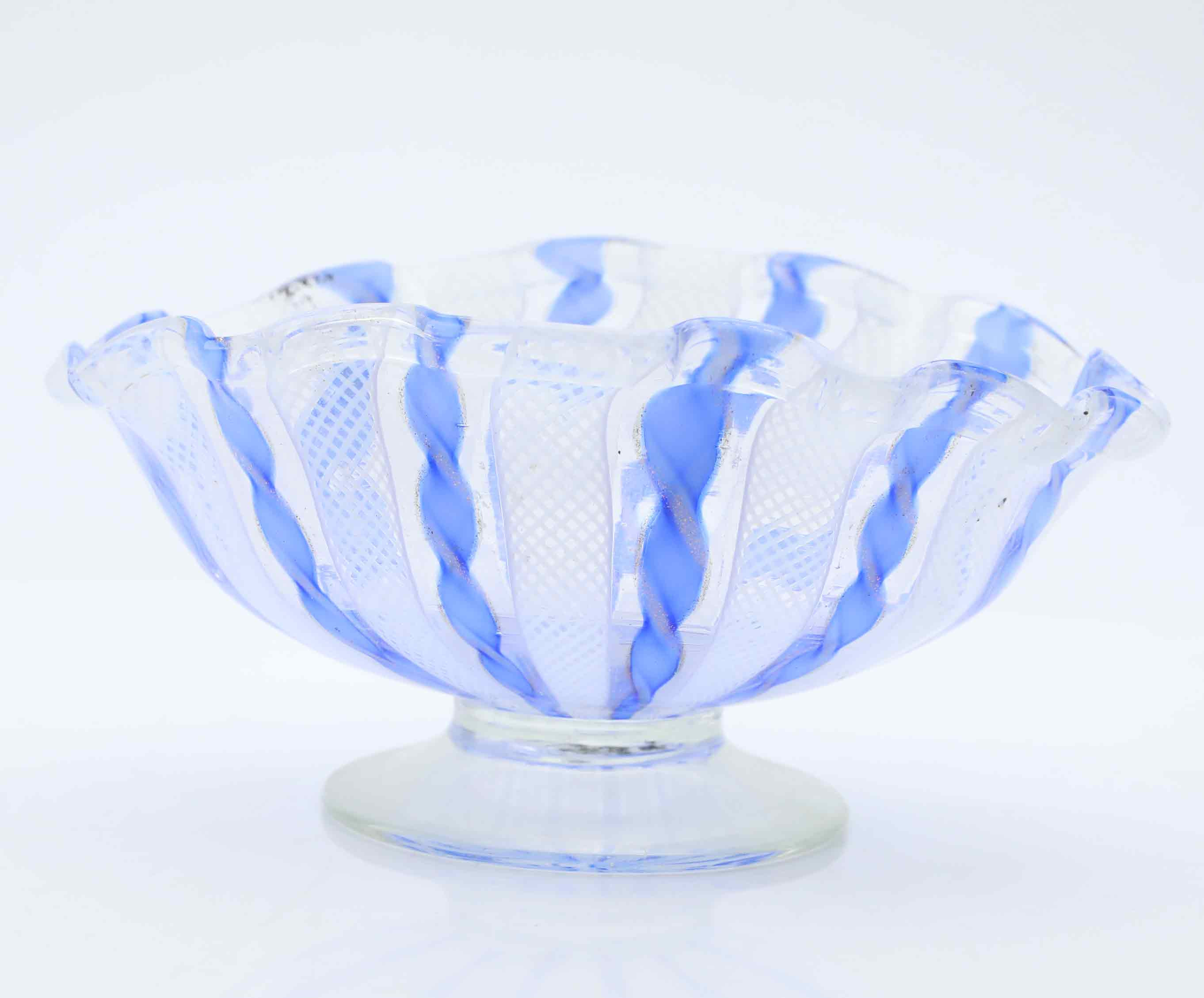 SKÅL, glas, Murano, Italien, 1900-talets mitt.