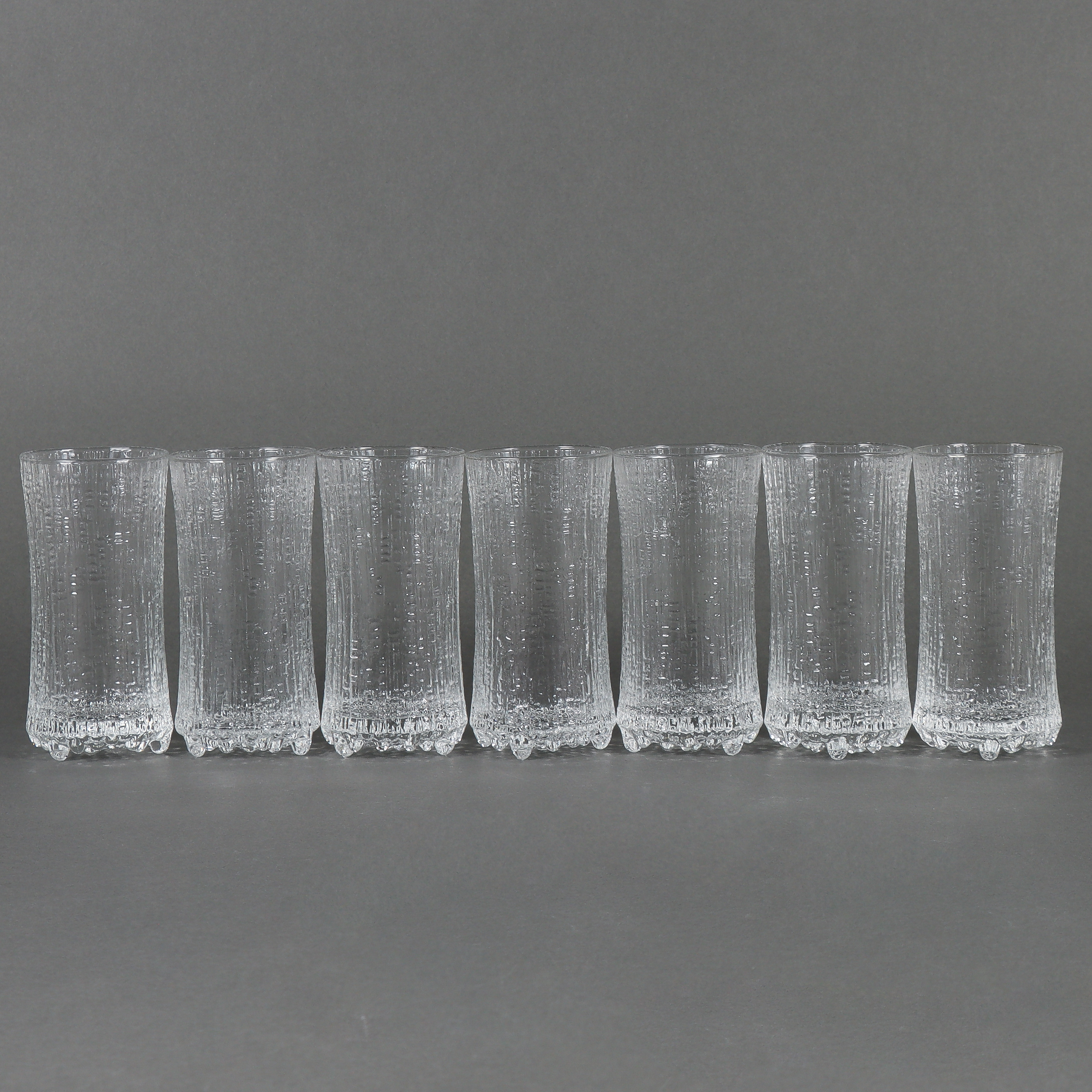 TAPIO WIRKKALA. Glas, 7 stycken, Iittala Ultima Thule.