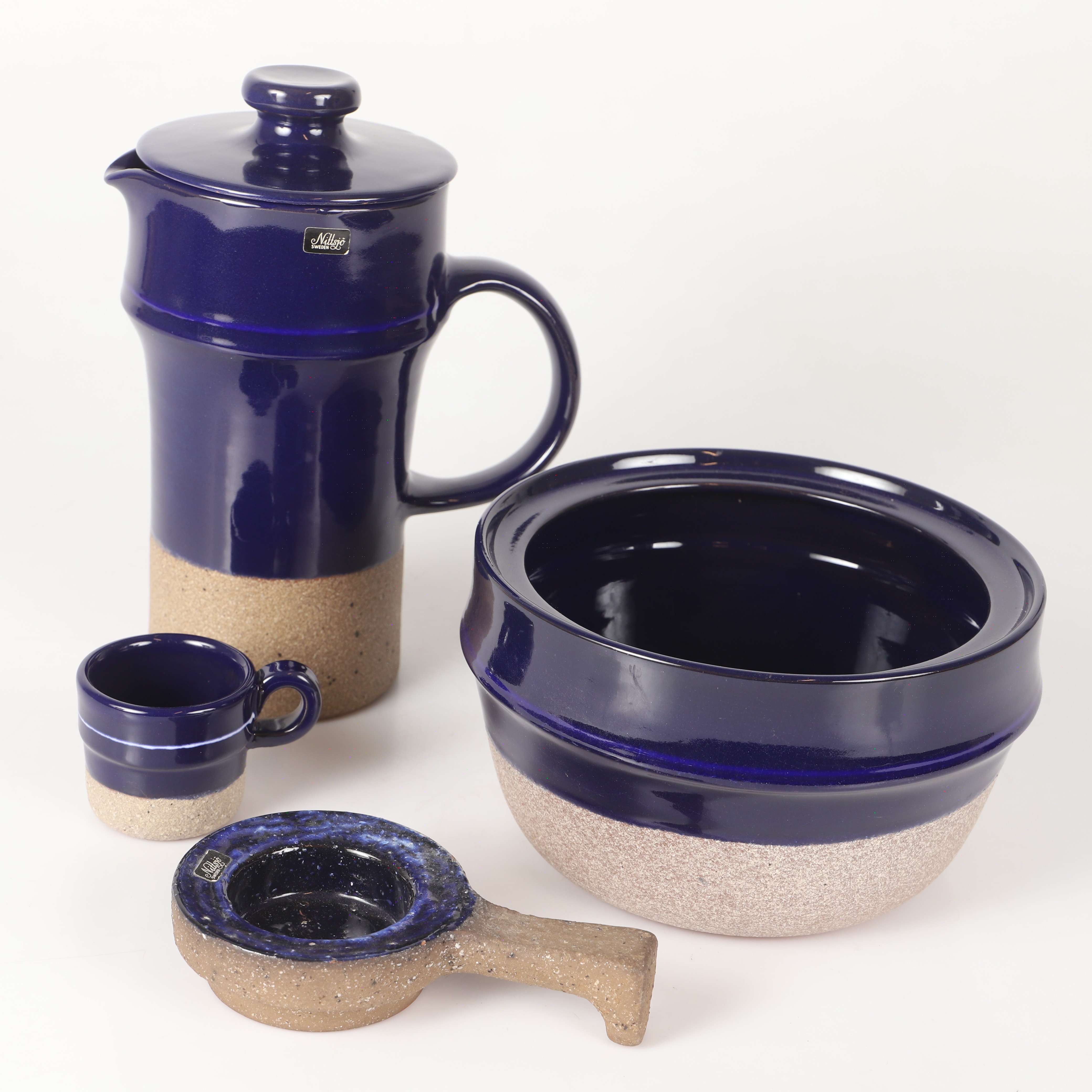 THOMAS HELLSTRÖM. Glöggset, 12 delar, delvis glaserad keramik, Nittsjö.