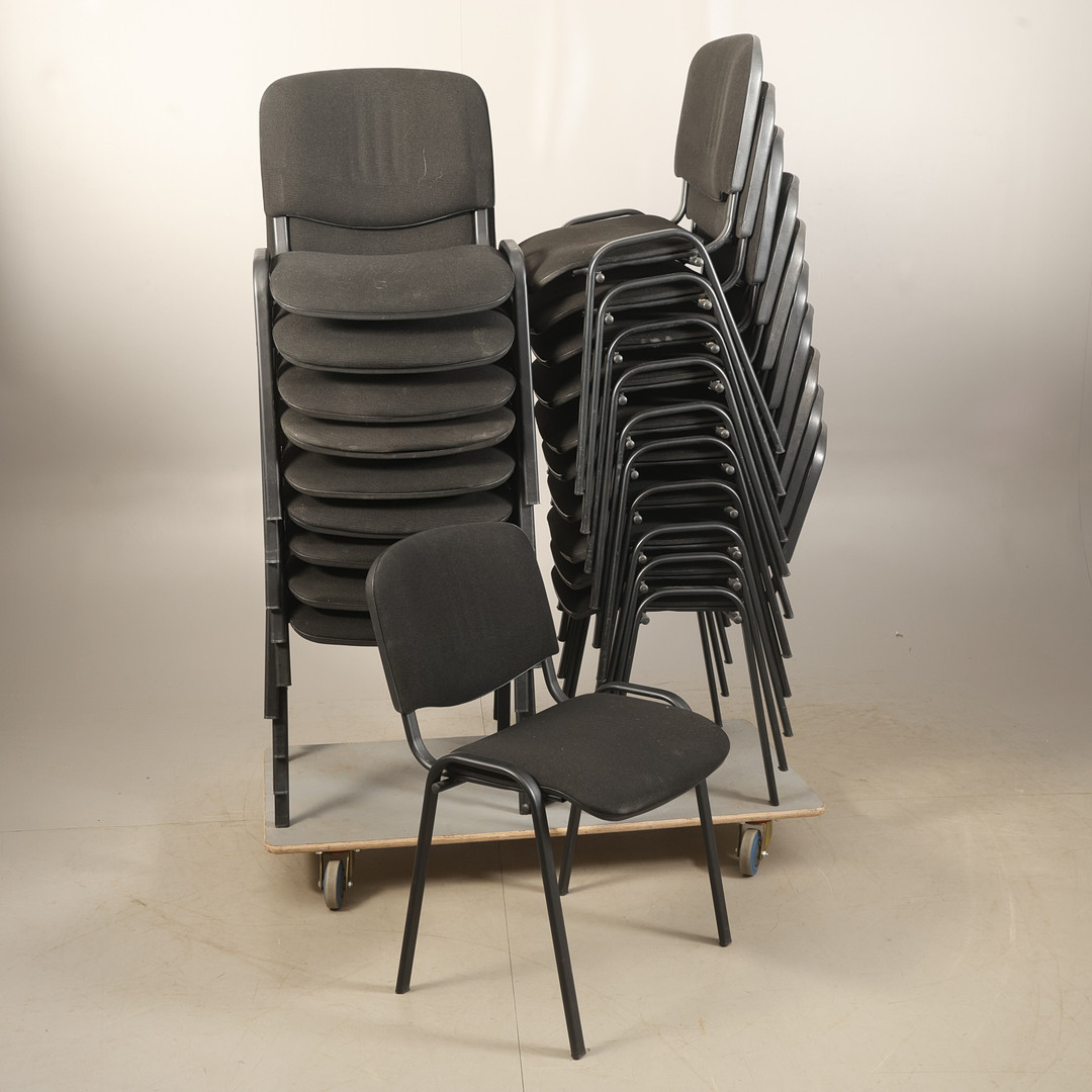 STOLAR, 20 stycken, konferens-modell, samtida.