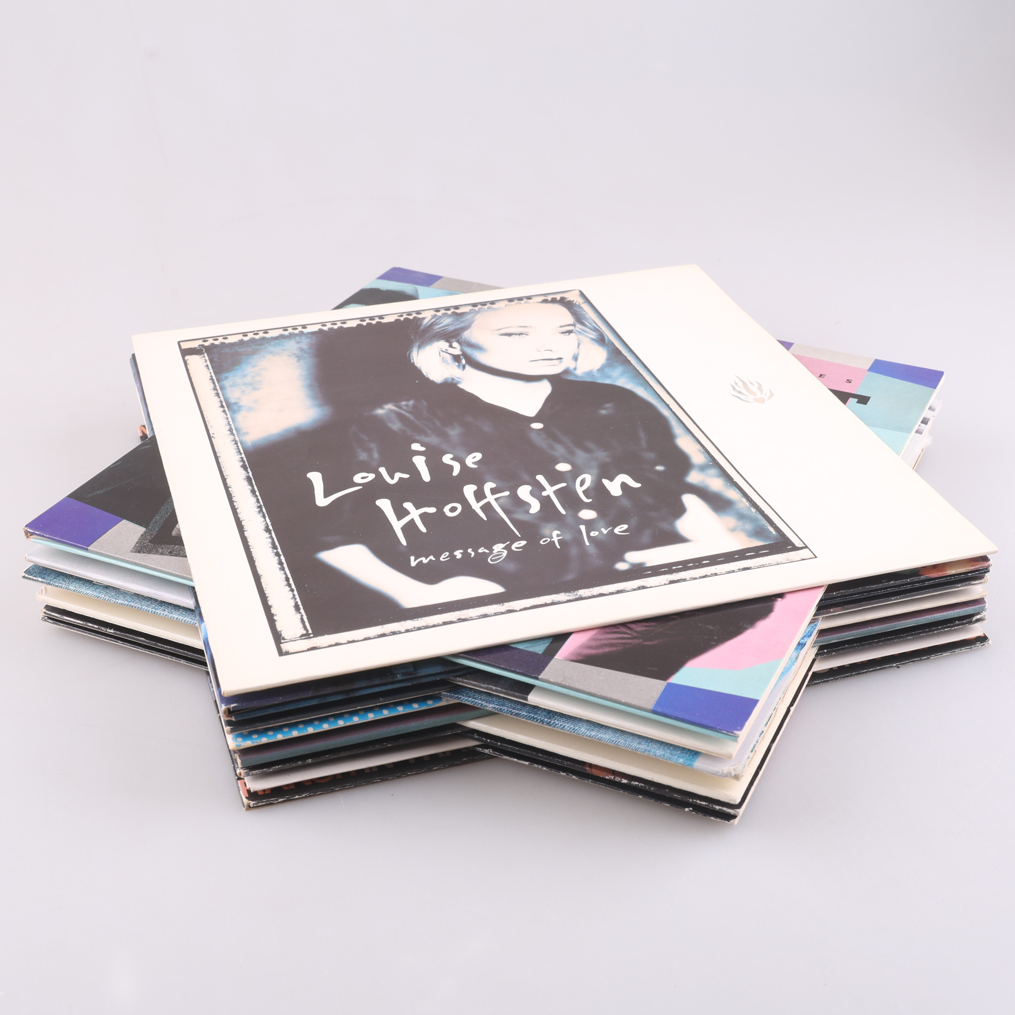 VINYLSKIVOR, 13 stycken, svenskt, pop, rock.