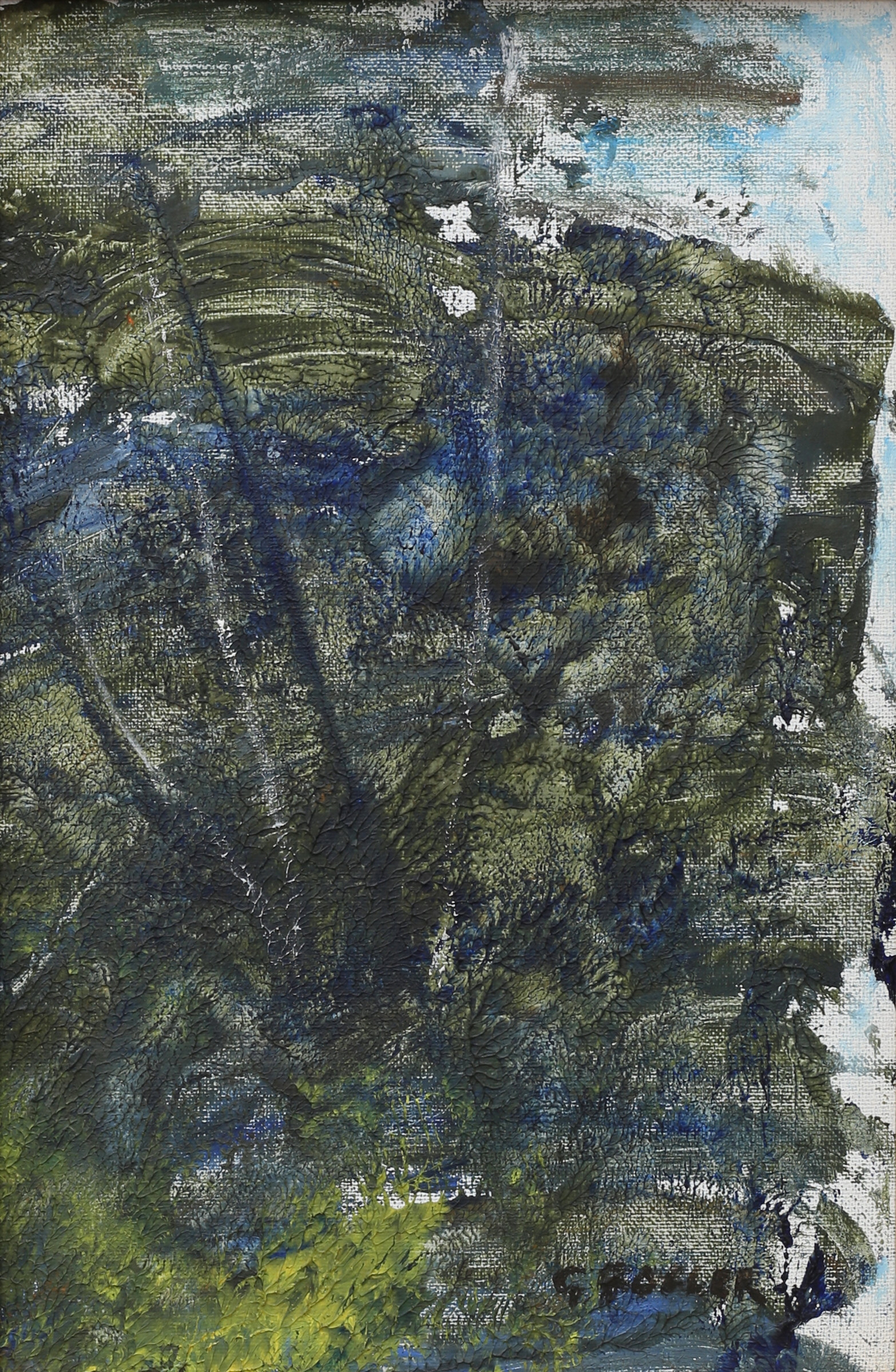 GÖTA FOGLER. "Vår", olja på duk, signerad.