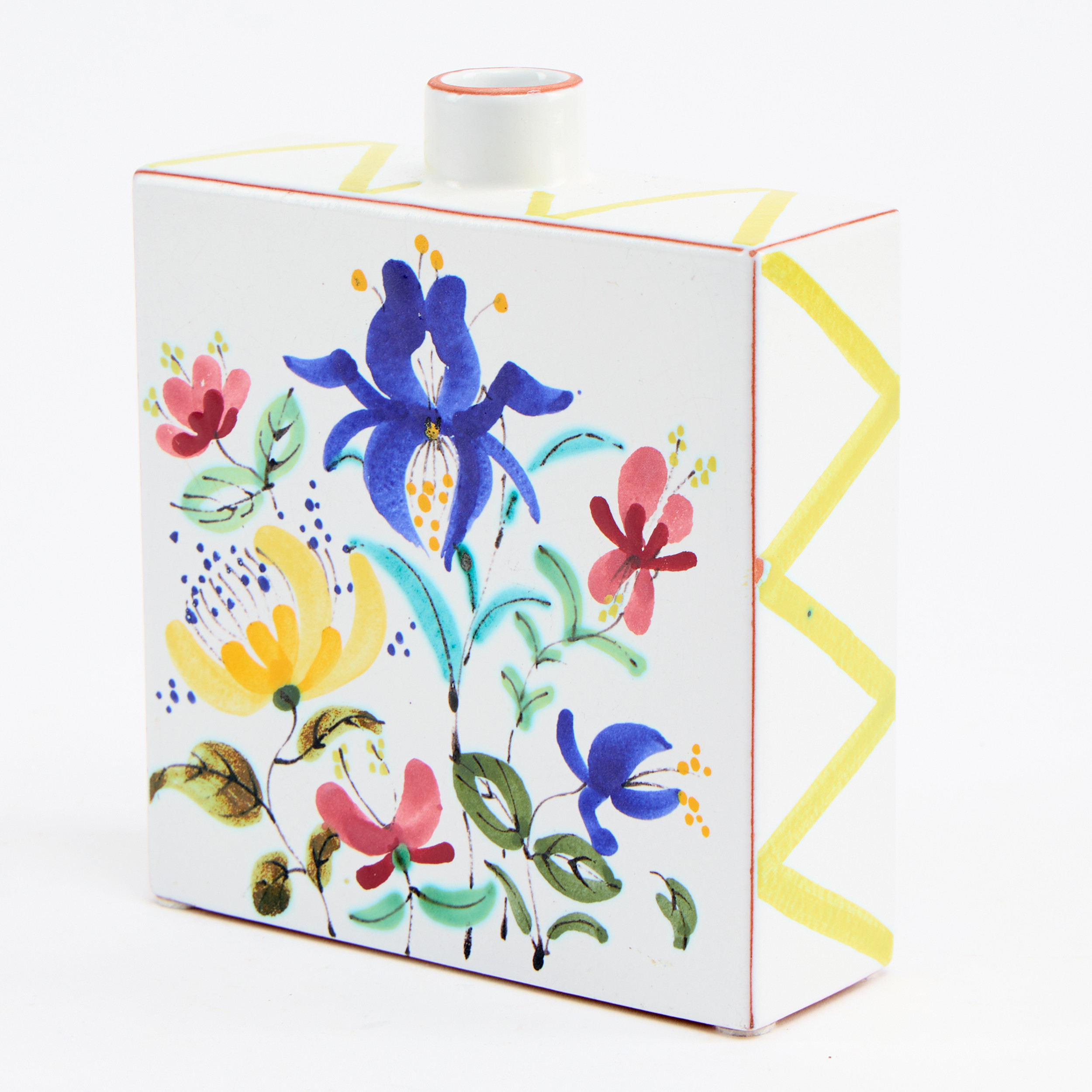 STIG LINDBERG. Flaska/Tedosa, fajans, Gustavsbergs studio 1900-talets mitt.